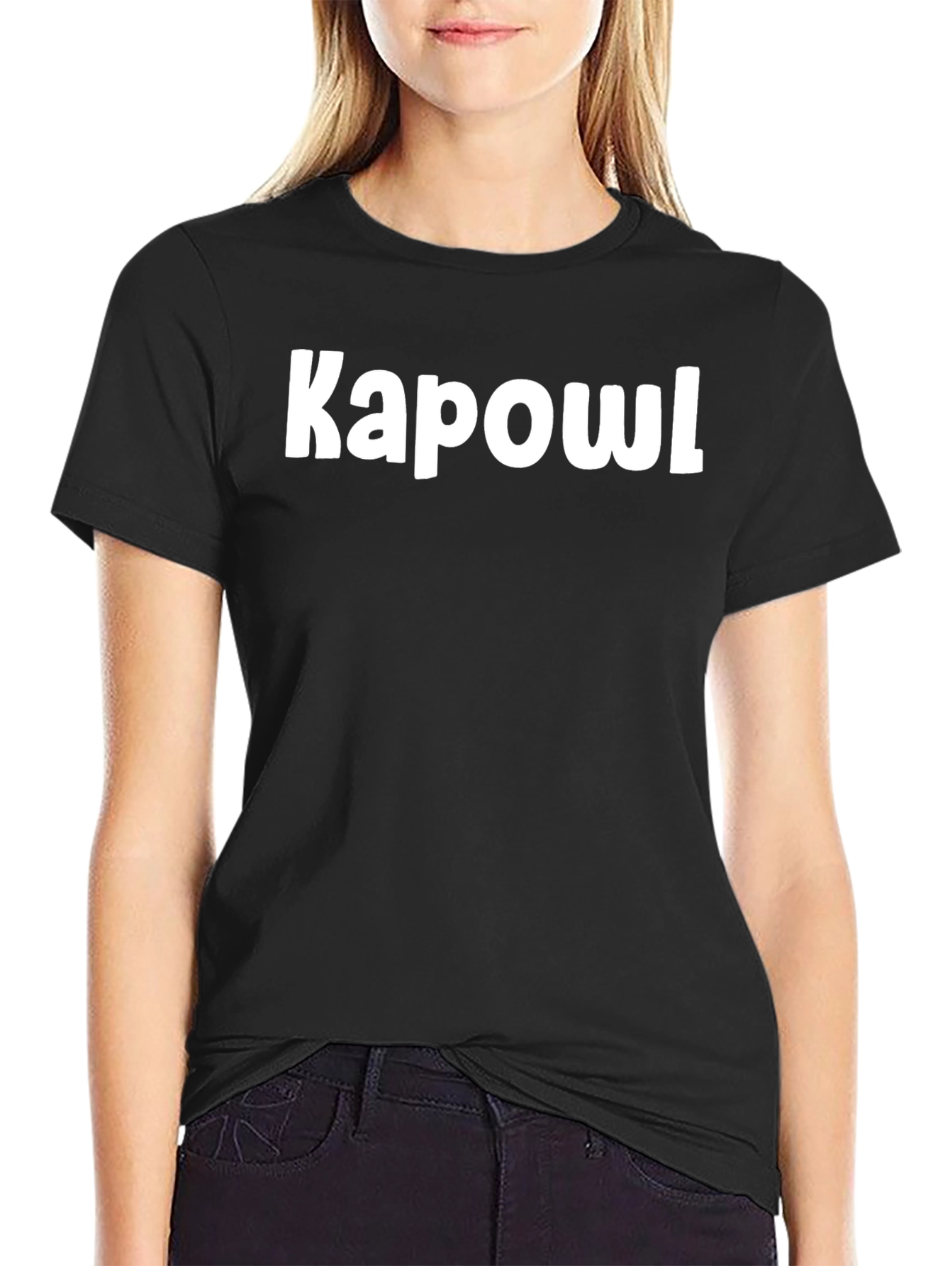 Black Kapowl Graphic Tee - Casual Black T-Shirt view 2