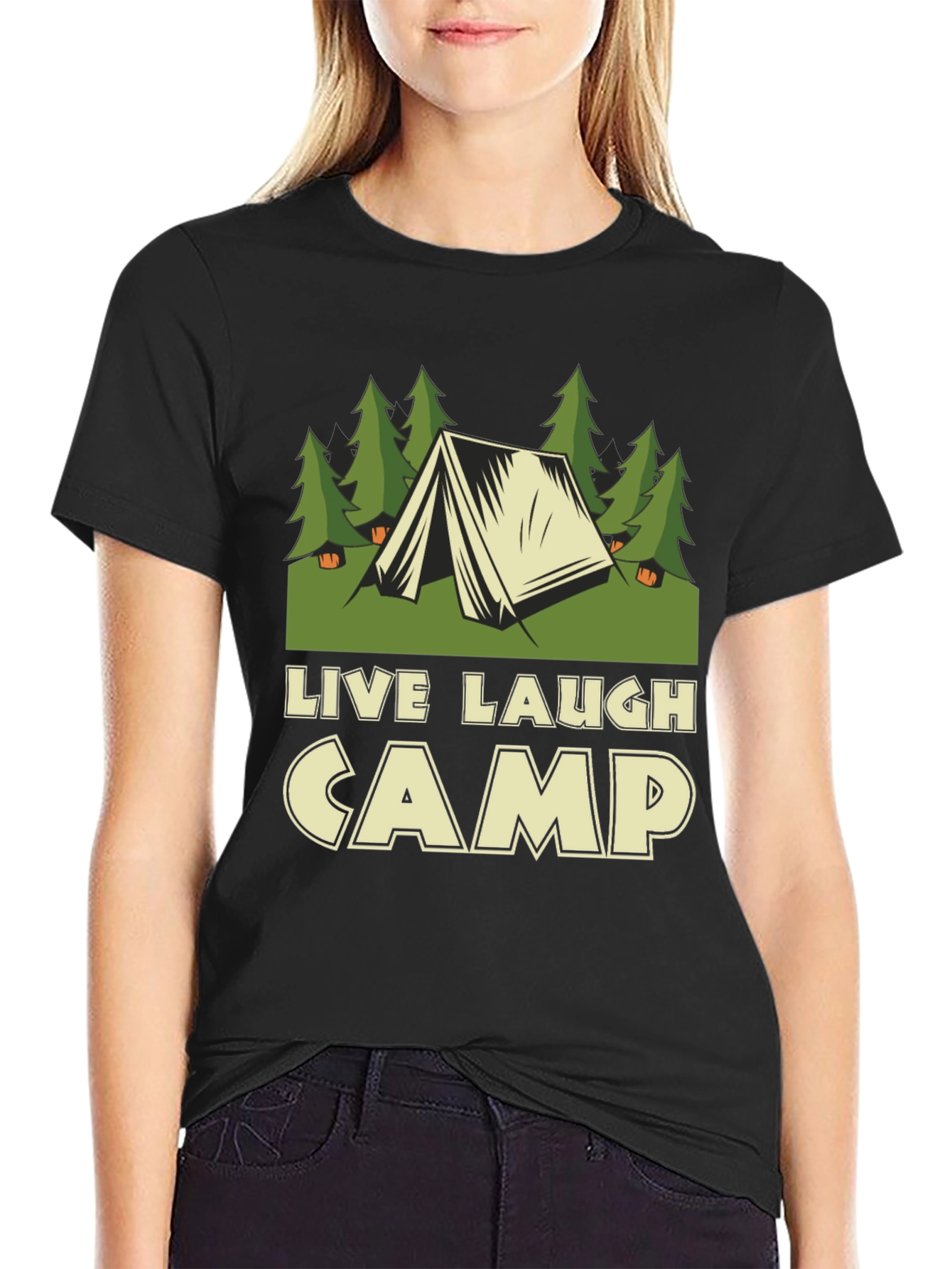 Live Laugh Camp Graphic Tee - Outdoor Adventure Shirt - 2