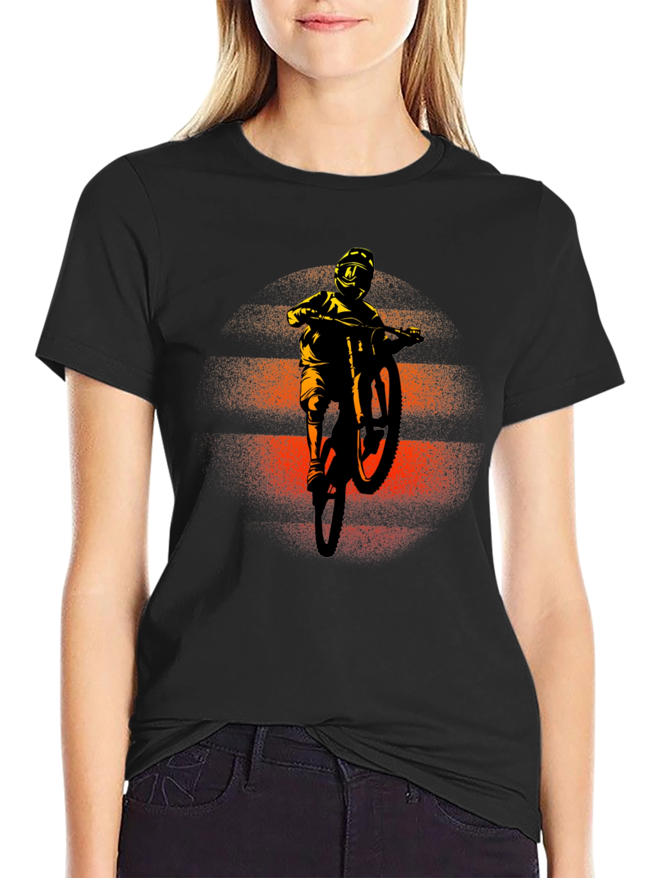 Black Mountain Biker Graphic Tee - Adventure Ready! view 2