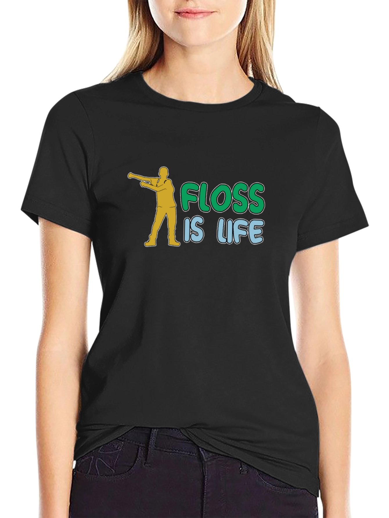 Black Floss Is Life Graphic T-Shirt view 2