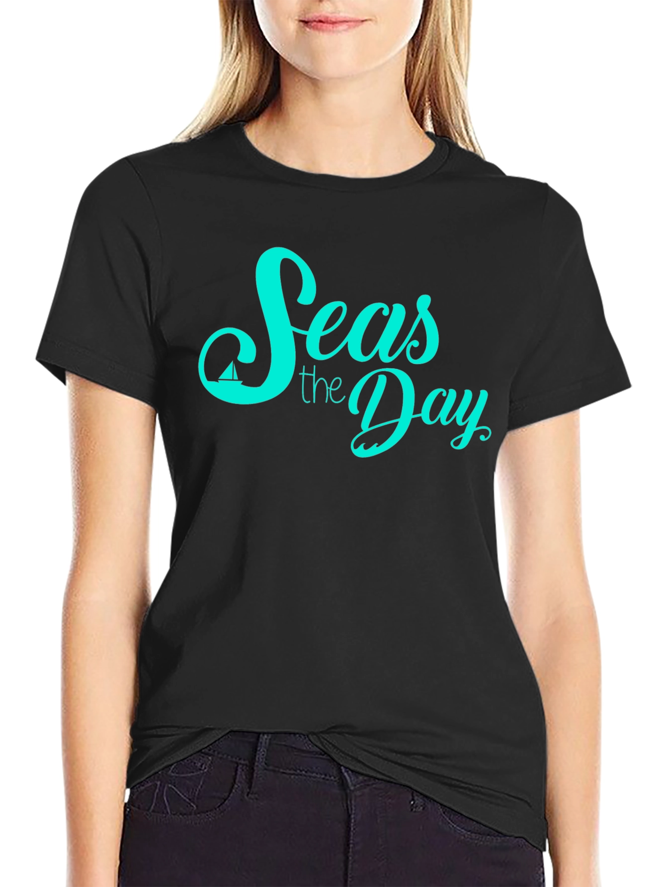 Seas The Day Graphic T-Shirt - 2