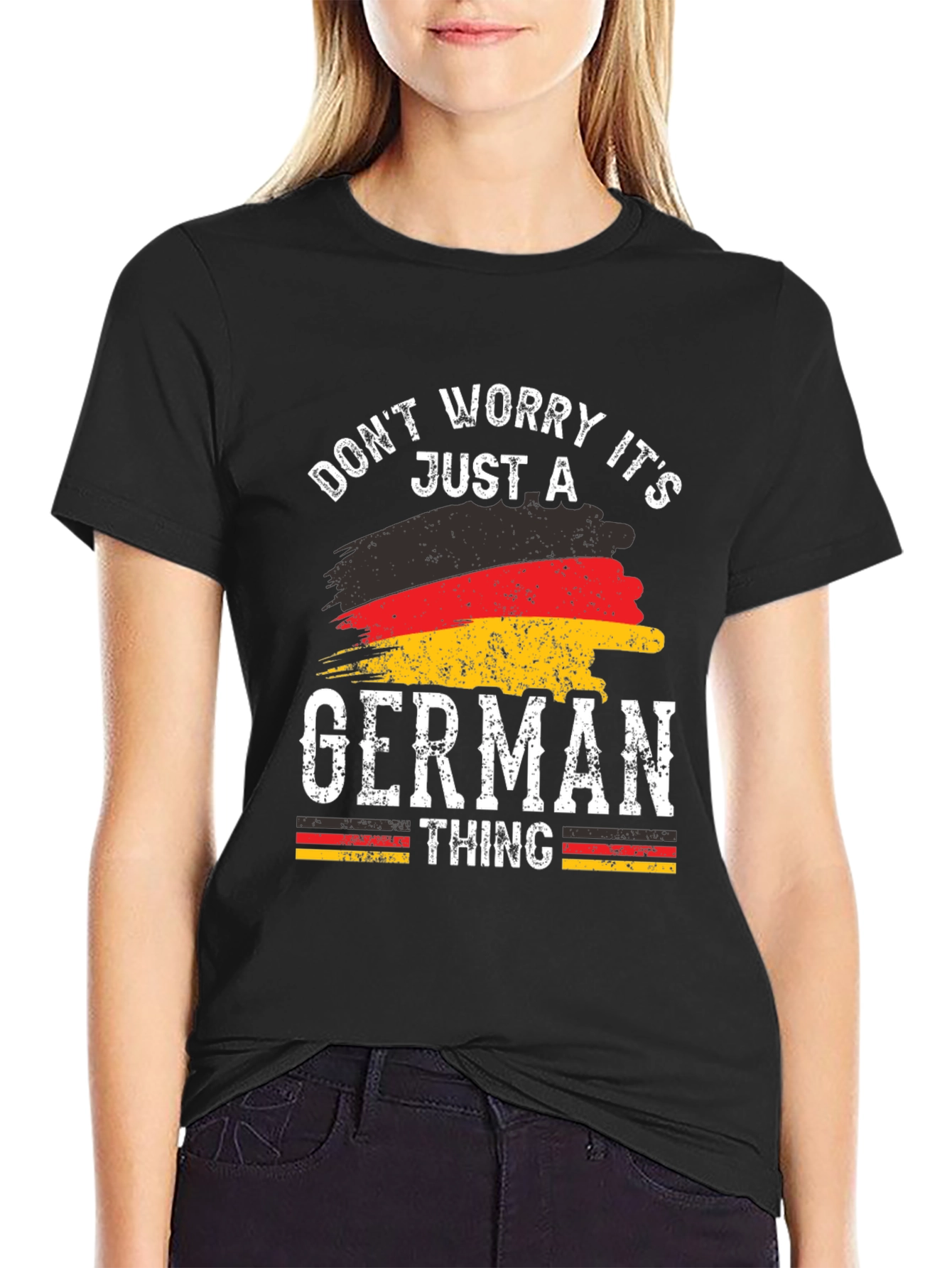 Black German Thing Graphic Tee view 2