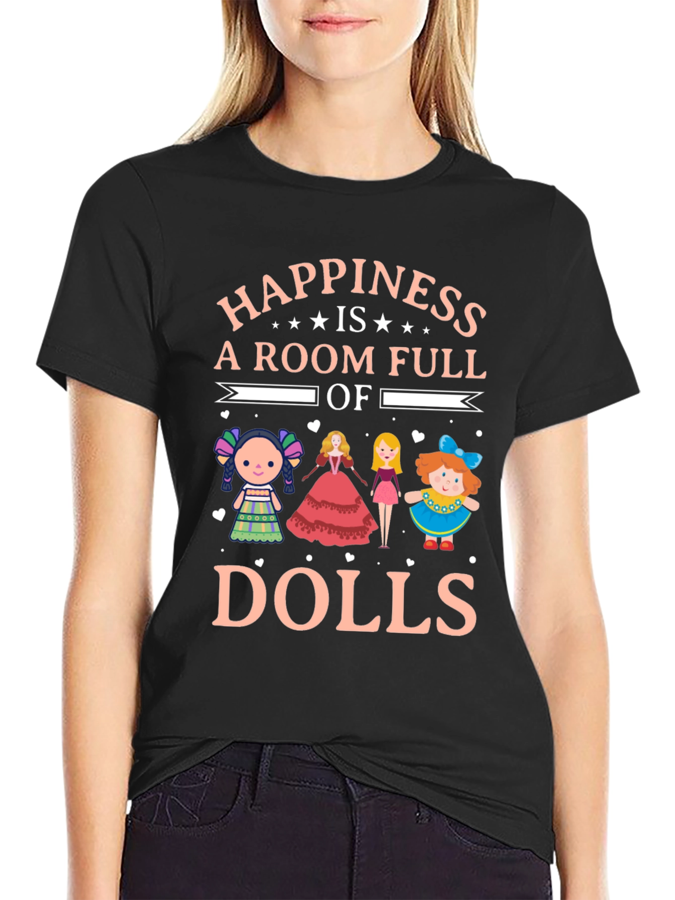 Black Happiness is Dolls T-Shirt view 2