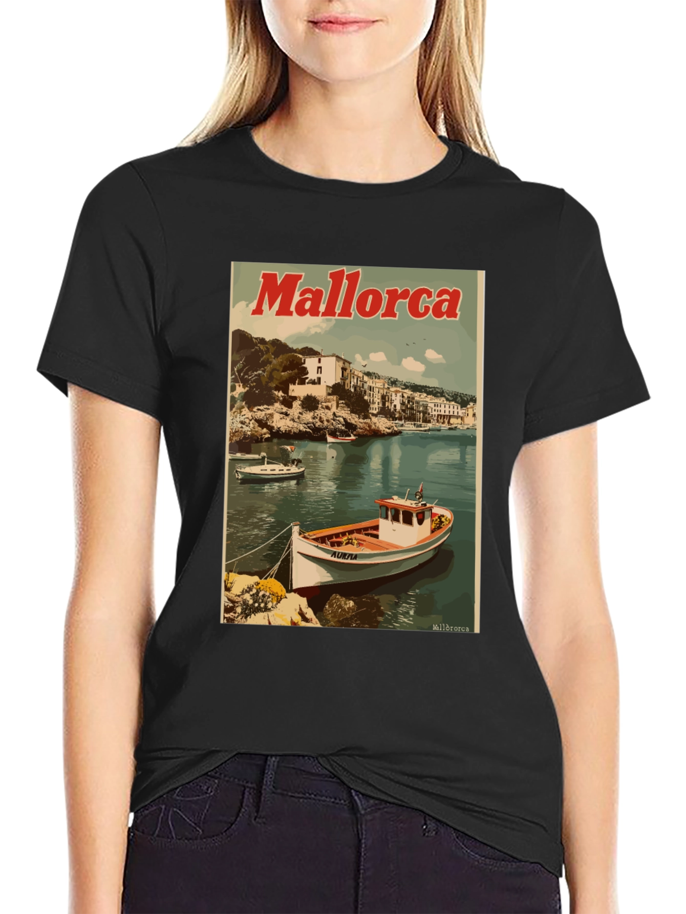 Mallorca Boat Graphic Tee - Island Getaway - 2