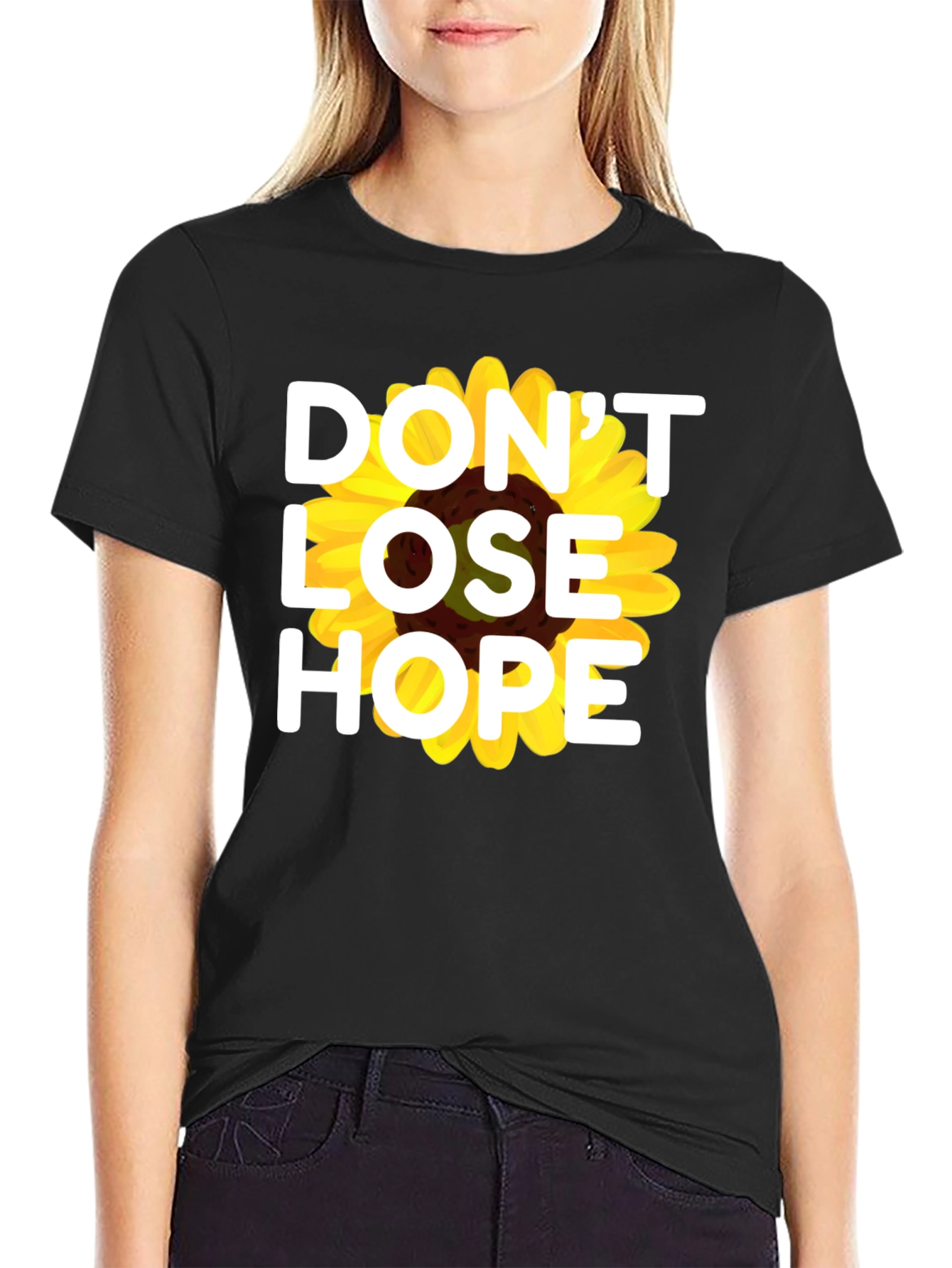 Black Don't Lose Hope Graphic Tee view 2