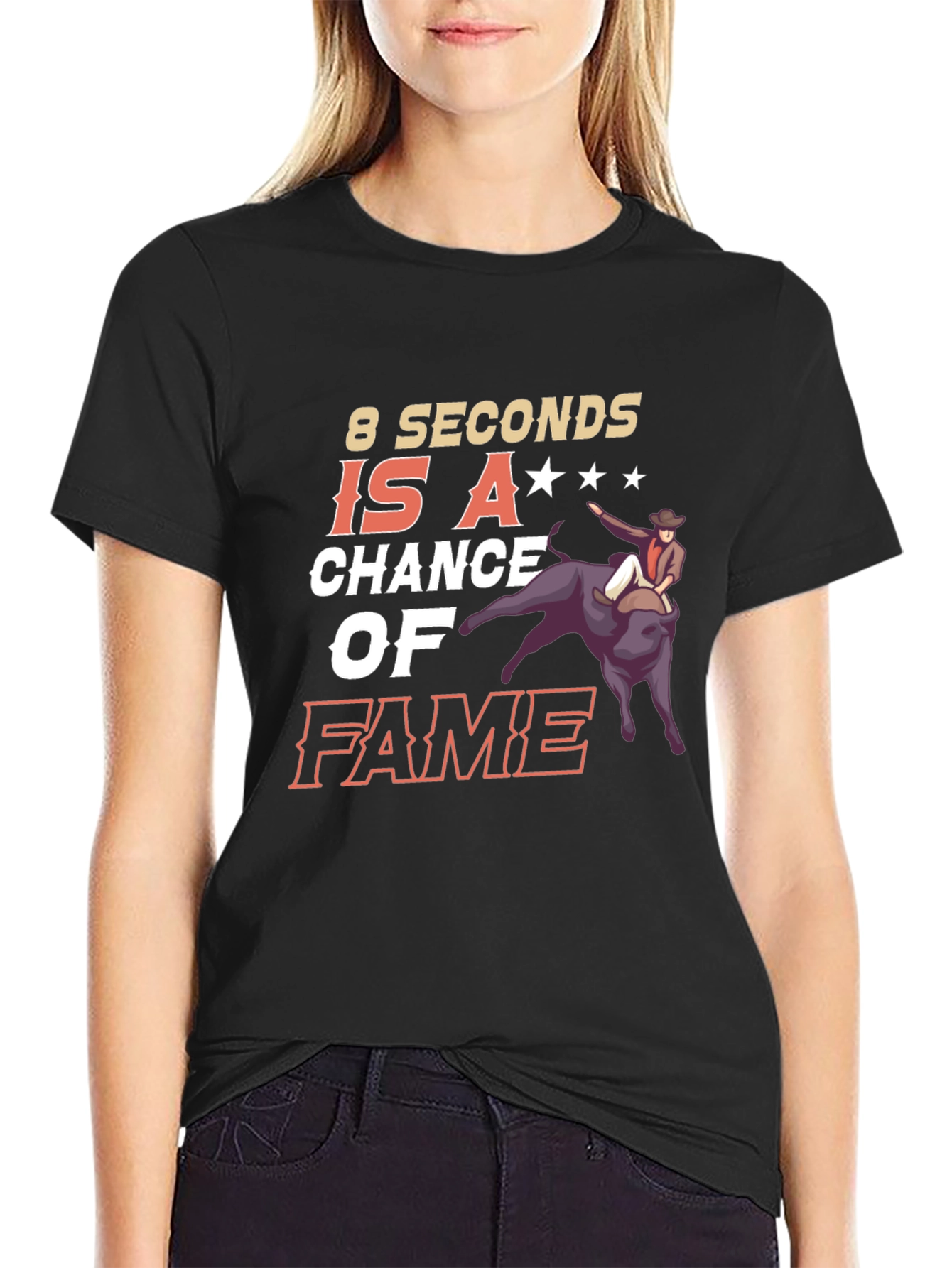 8 Seconds of Fame Rodeo Graphic T-Shirt - 2