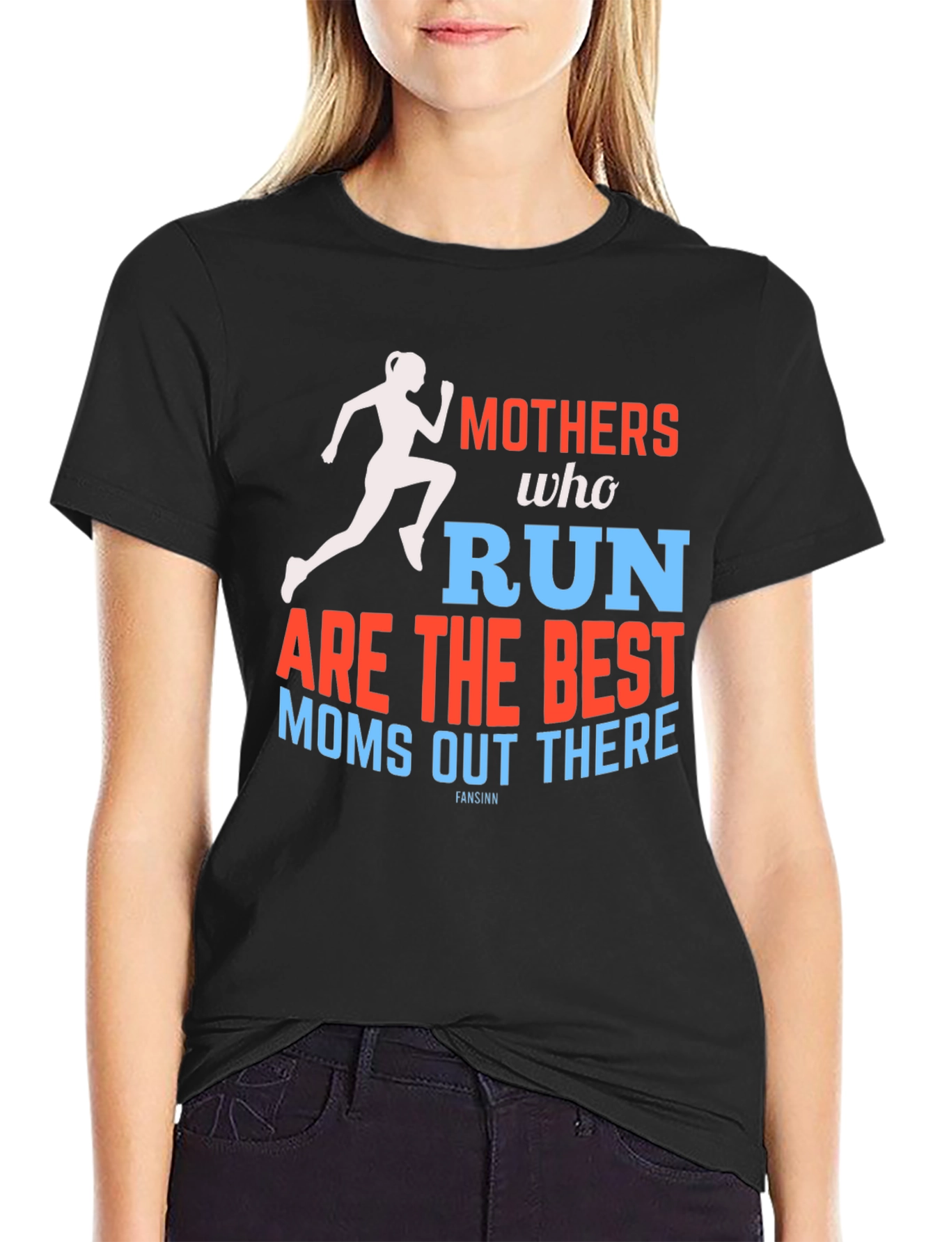 Black Mothers Who Run T-Shirt - Best Moms Tee view 2