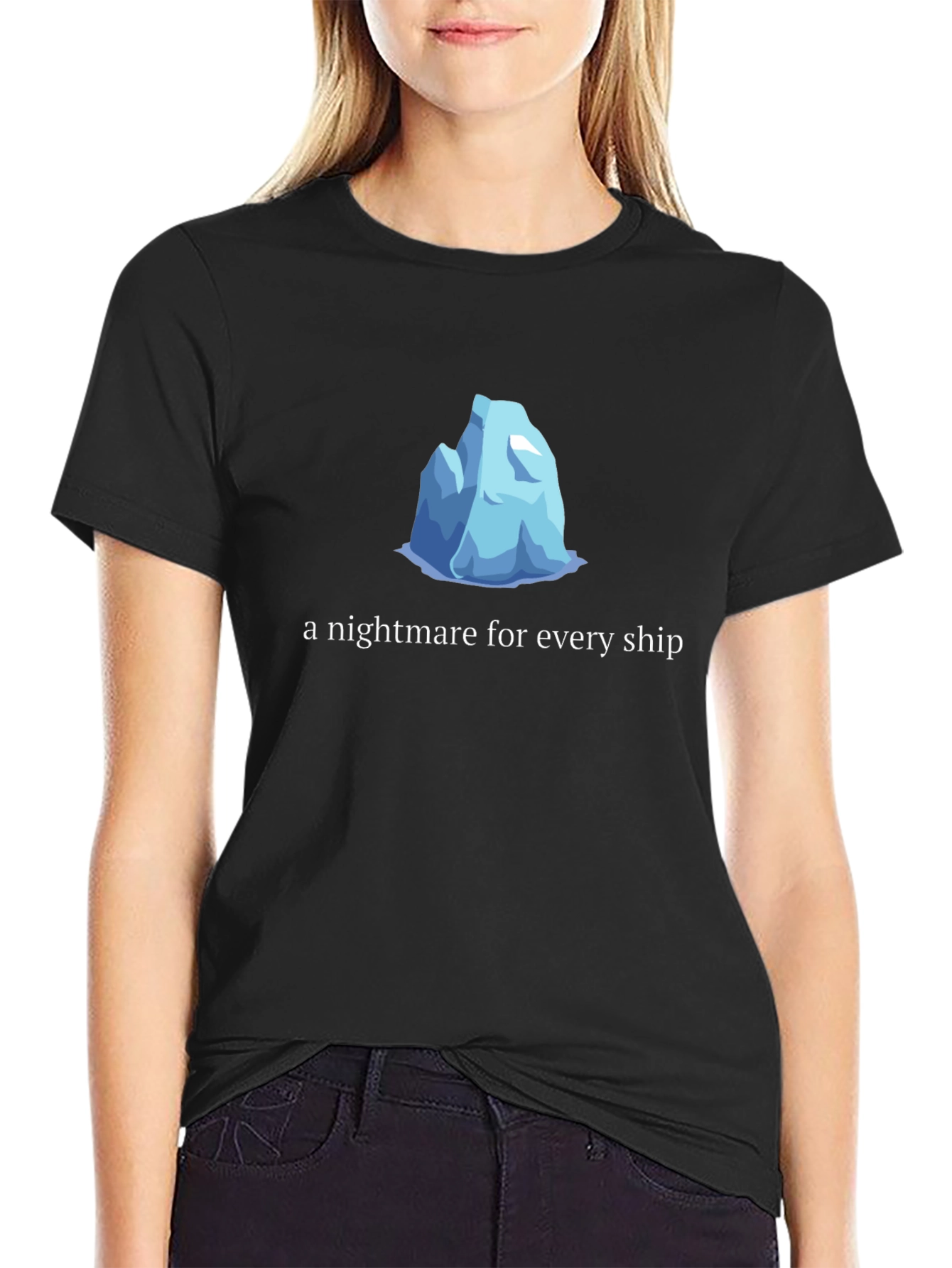 Black Iceberg Nightmare Graphic Tee view 2
