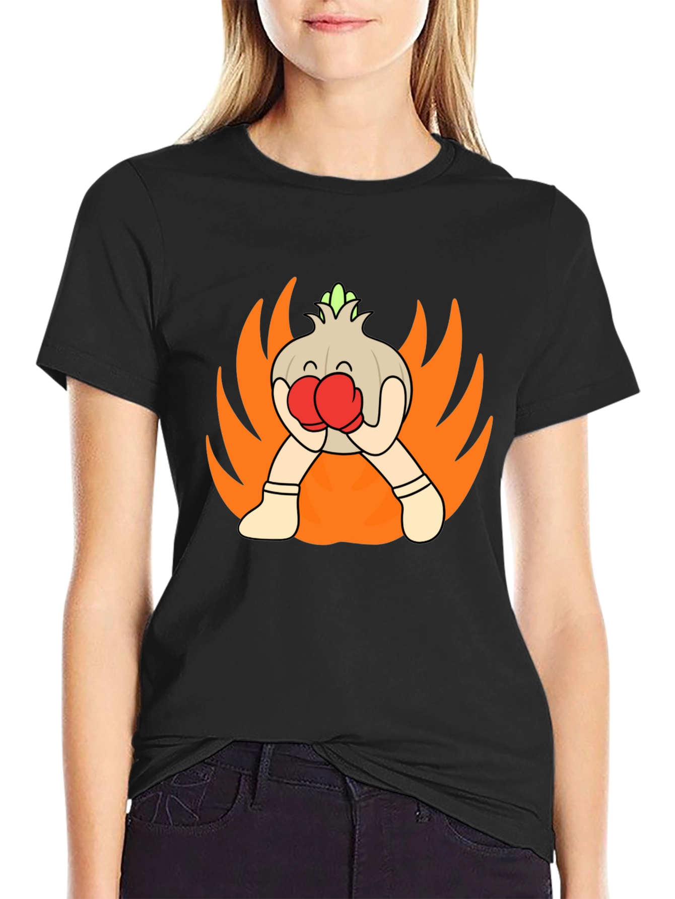 Black Boxing Onion Graphic Tee view 2