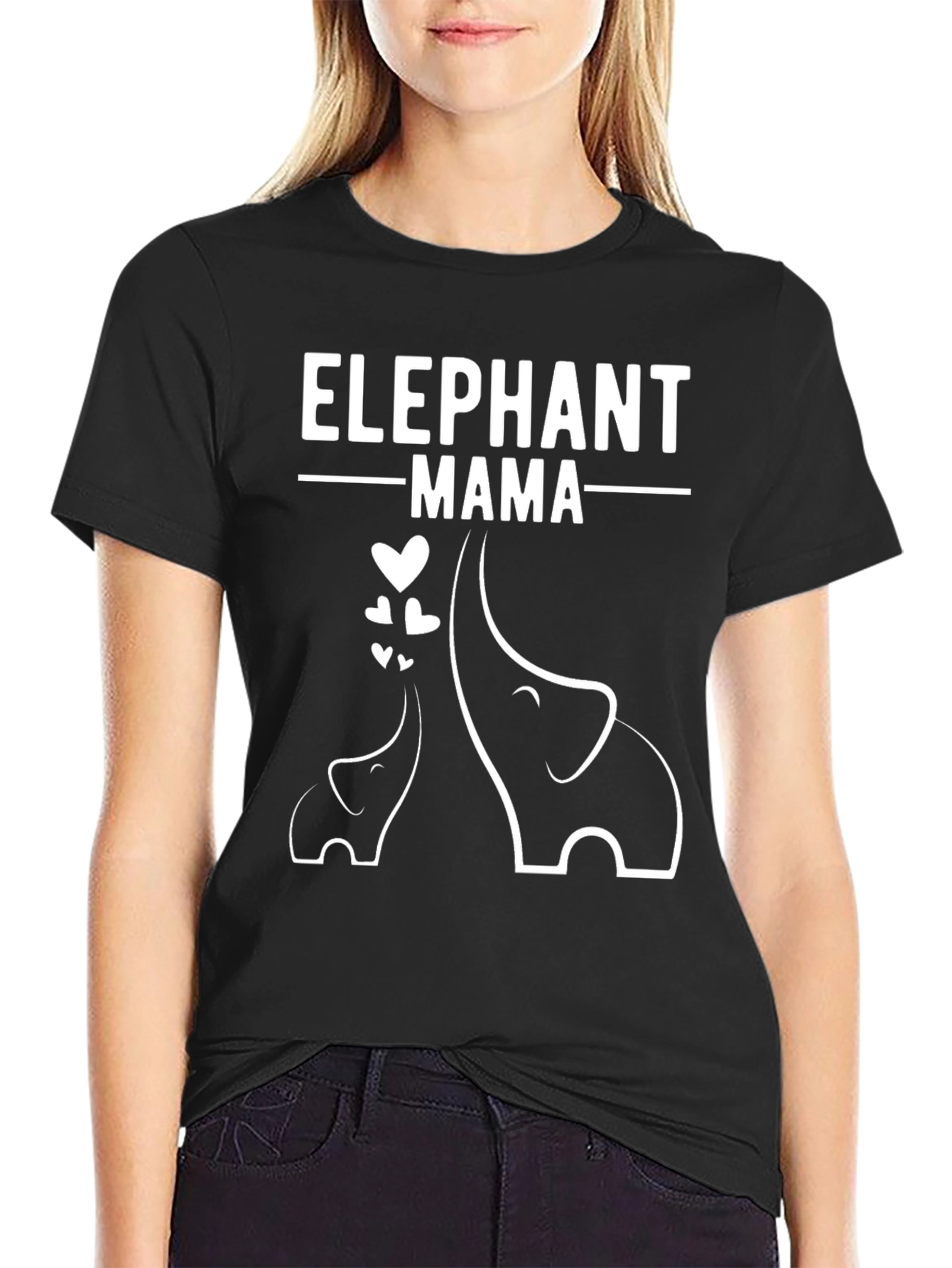 Elephant Mama Graphic T-Shirt - 2
