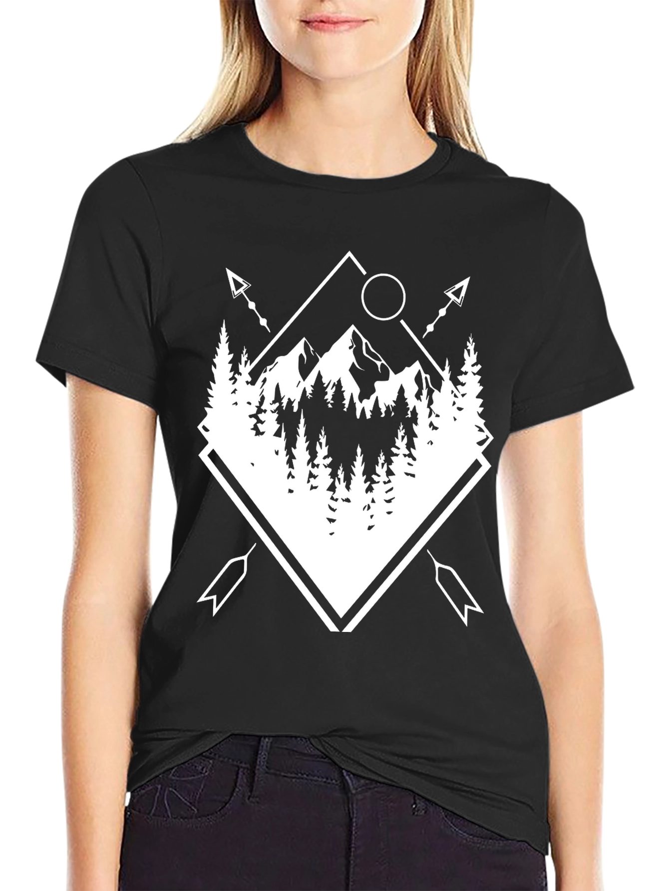 Black Mountain Graphic Tee: Nature Lover Apparel view 2
