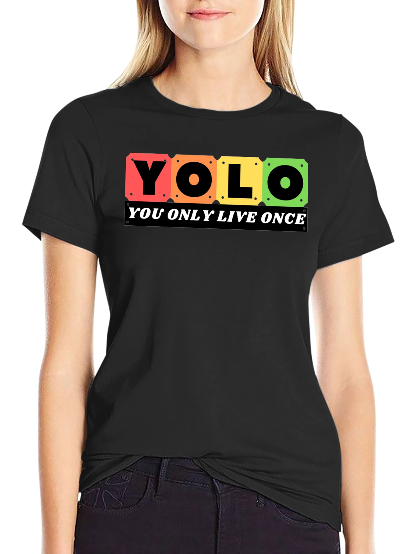 YOLO Graphic Tee - Live Once T-Shirt - 2