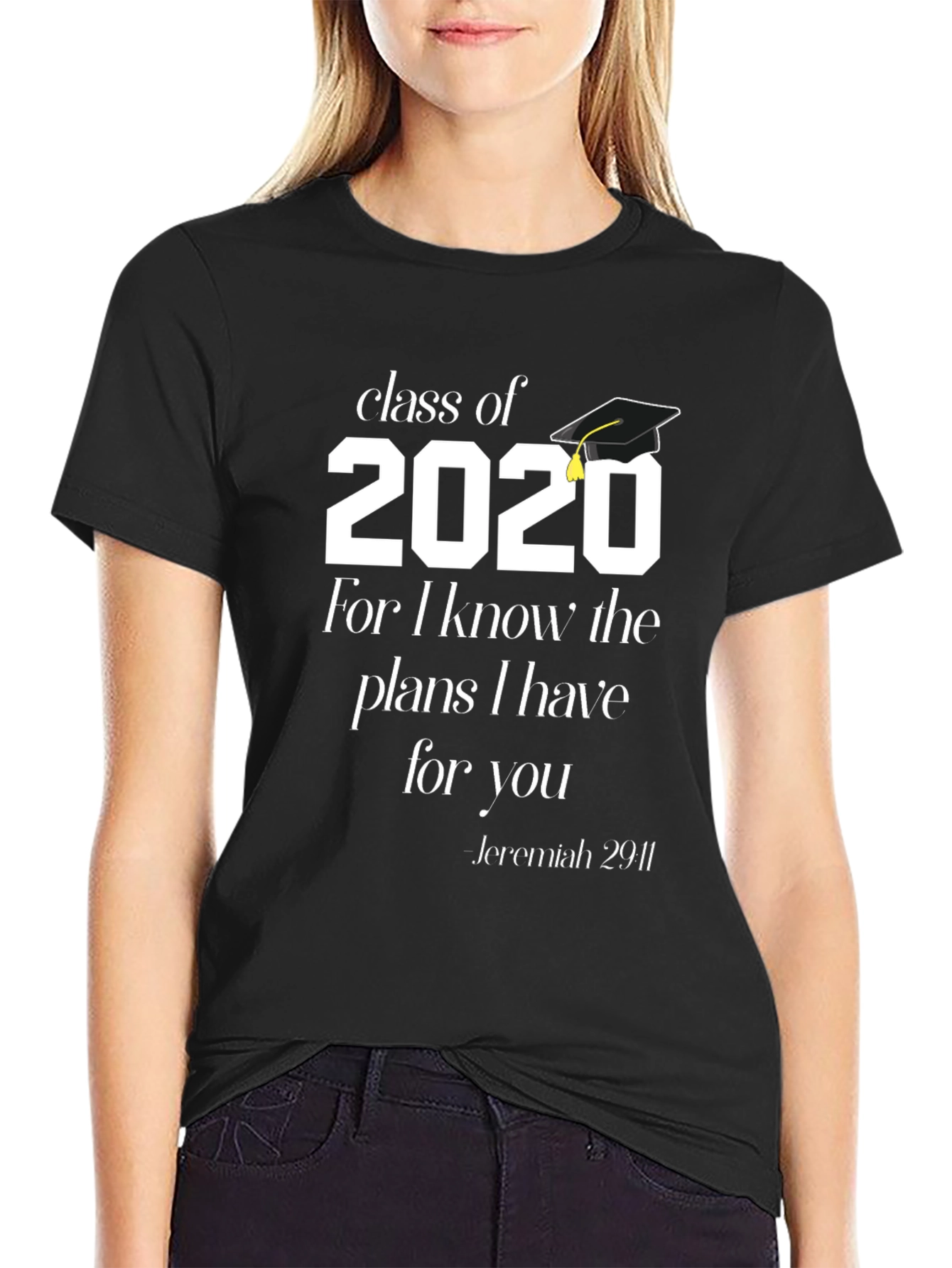 Class of 2020 Graduation T-Shirt Jeremiah 29:11 - 2