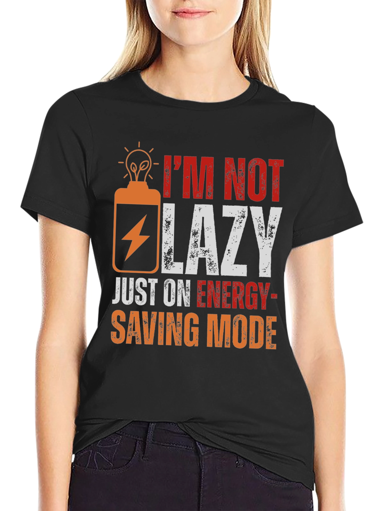 Funny Energy Saving Mode T-Shirt - 2