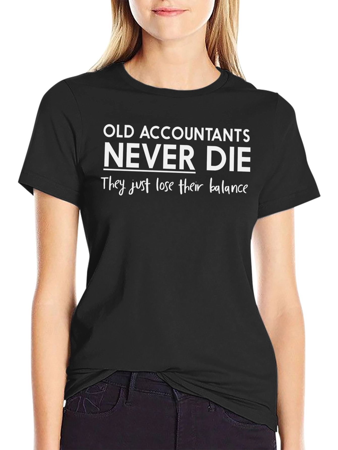 Accountant Humor T-Shirt - They Lose Their Balance - 2