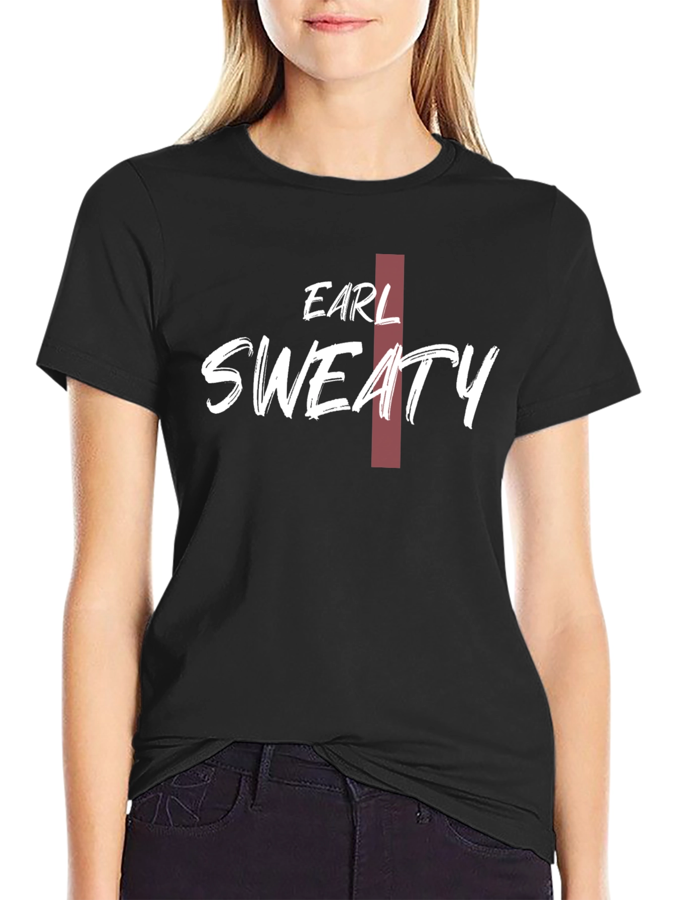 Black Earl Sweaty T-Shirt - Black Graphic Tee view 2