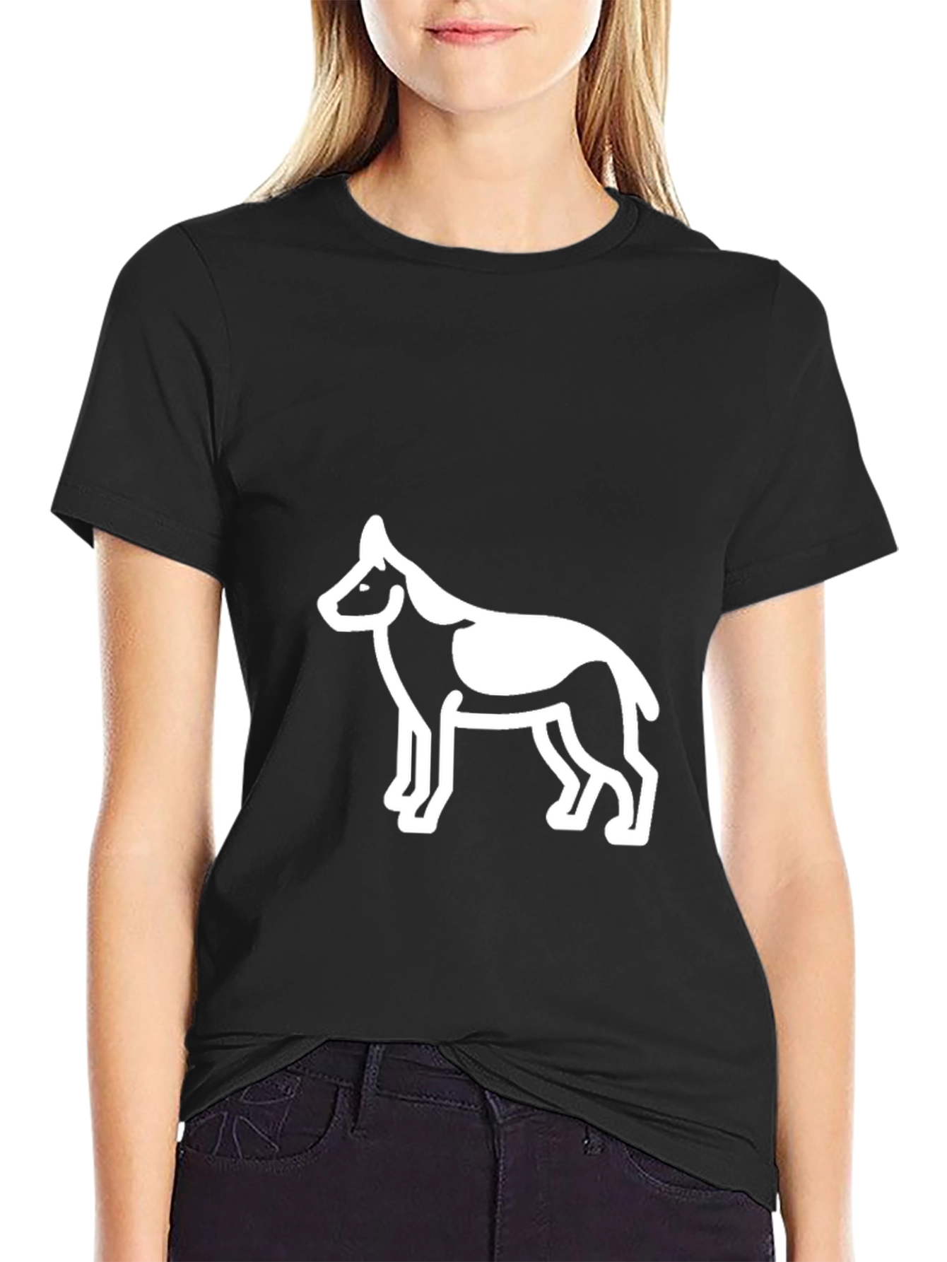 Black Dog Graphic Black T-Shirt view 2