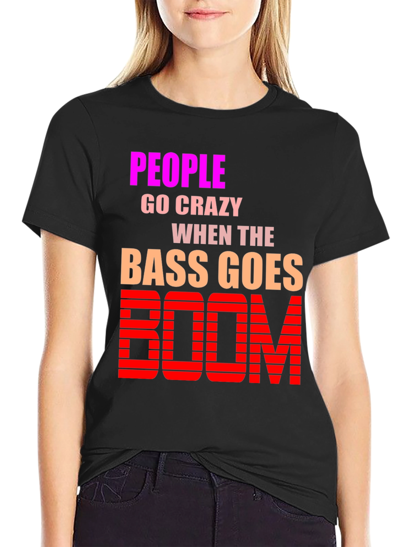 Black Bass Goes Boom Graphic Tee view 2