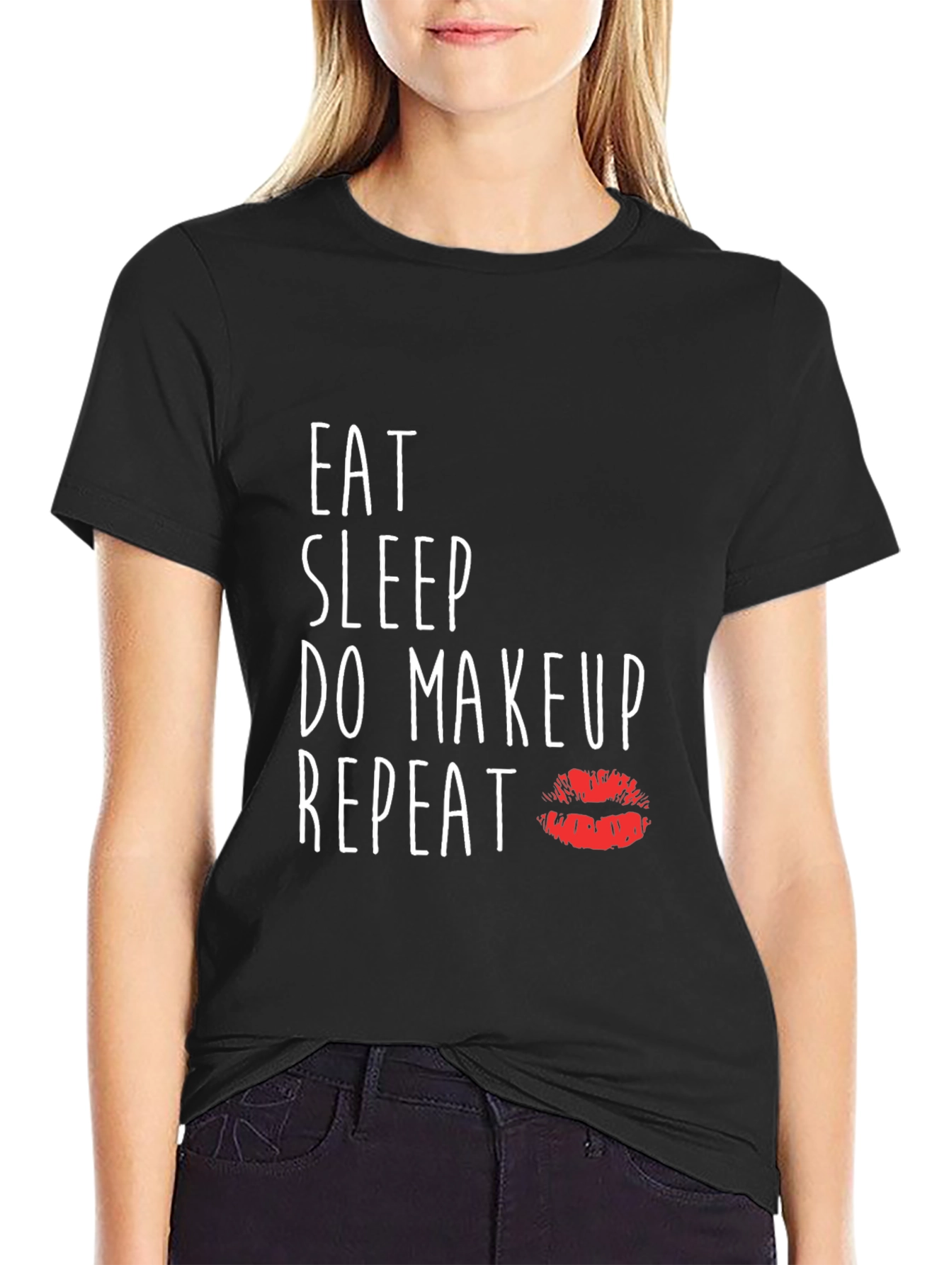 Eat Sleep Do Makeup Repeat Graphic Tee - 2
