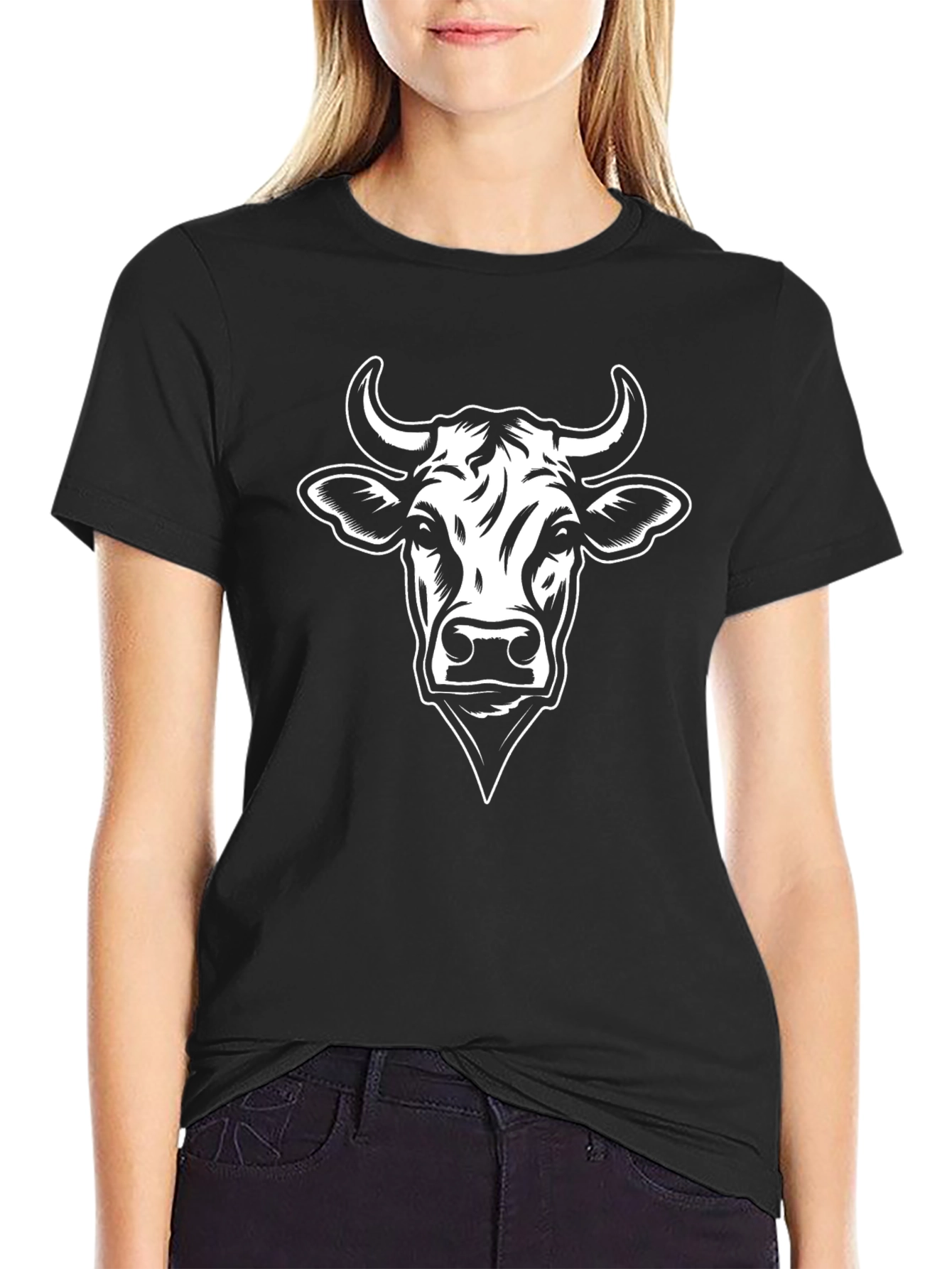 Black Black Bull Graphic T-Shirt view 2