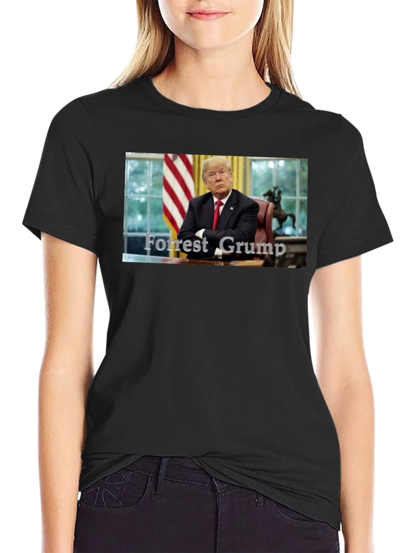 Black Forrest Grump T-Shirt - Political Humor Tee view 2