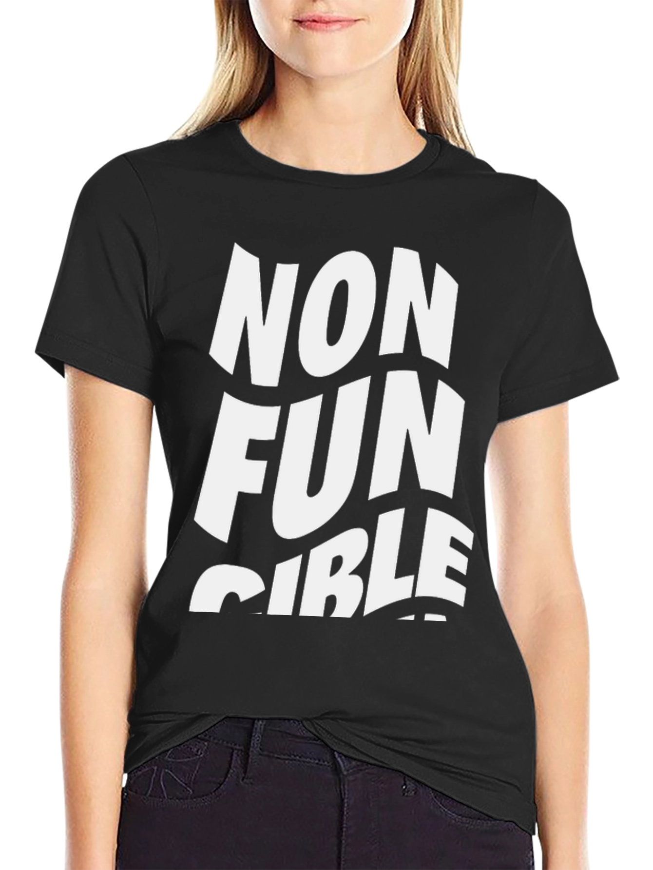 Black Non Fungible T-Shirt - Black view 2