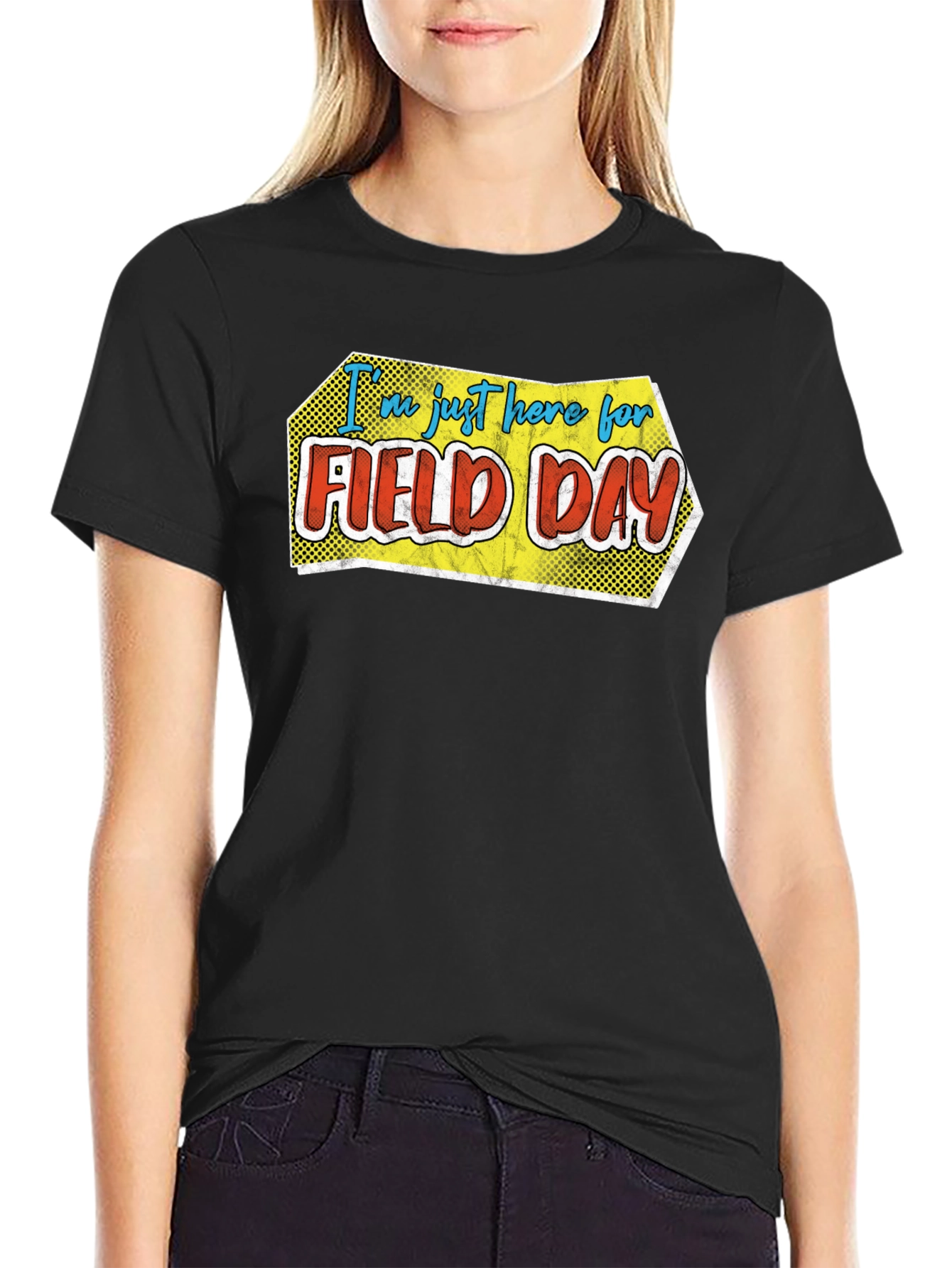 Black Field Day T-Shirt - Fun Event Tee view 2