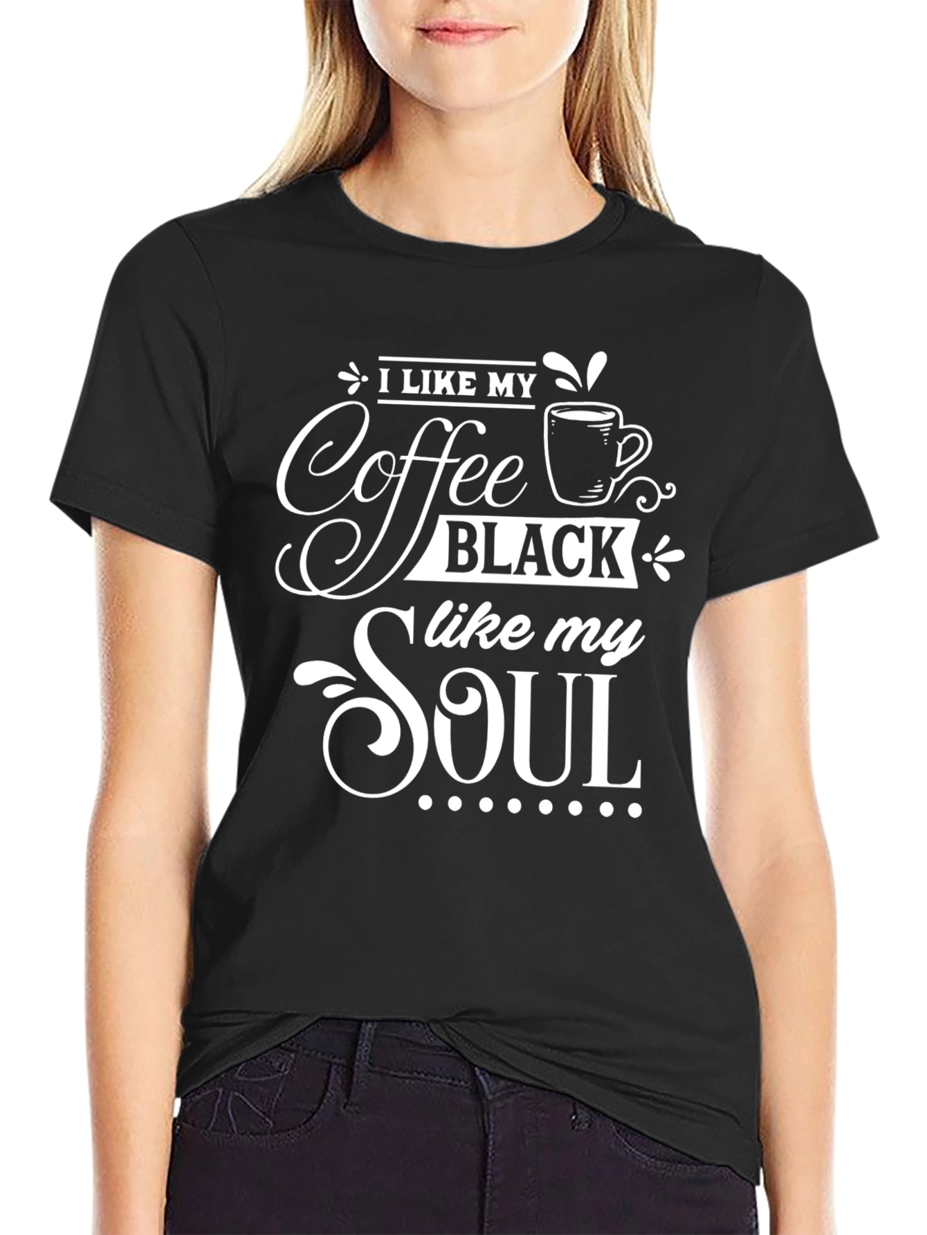 Black Coffee and Soul T-Shirt view 2