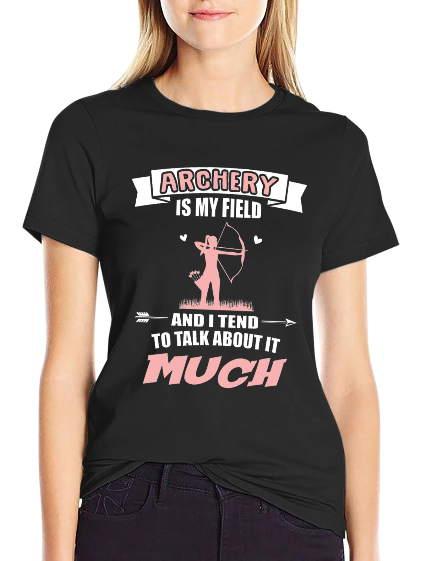 Black Archery Is My Field T-Shirt view 2