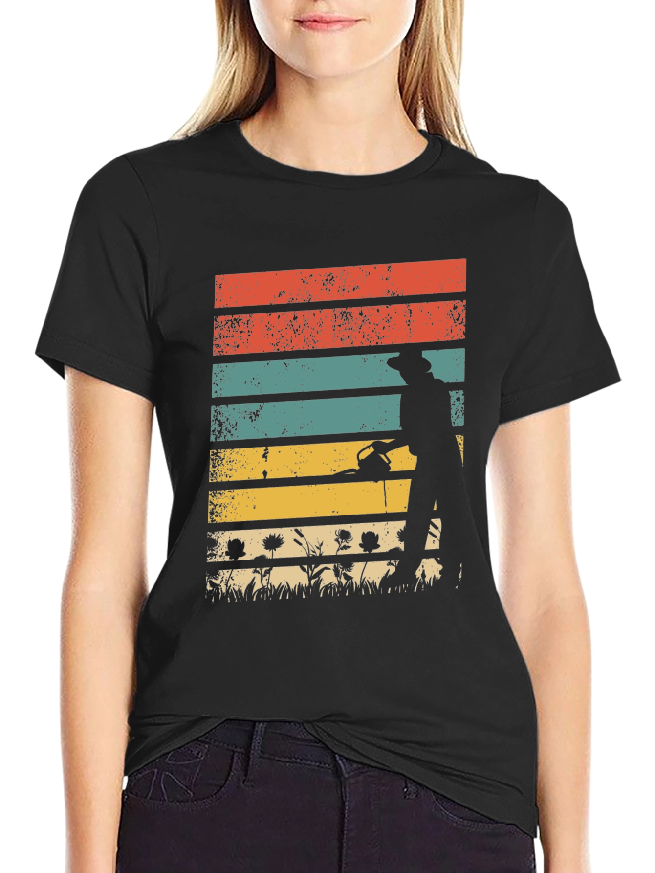Gardener Sunset Graphic Tee - Retro Style - 2