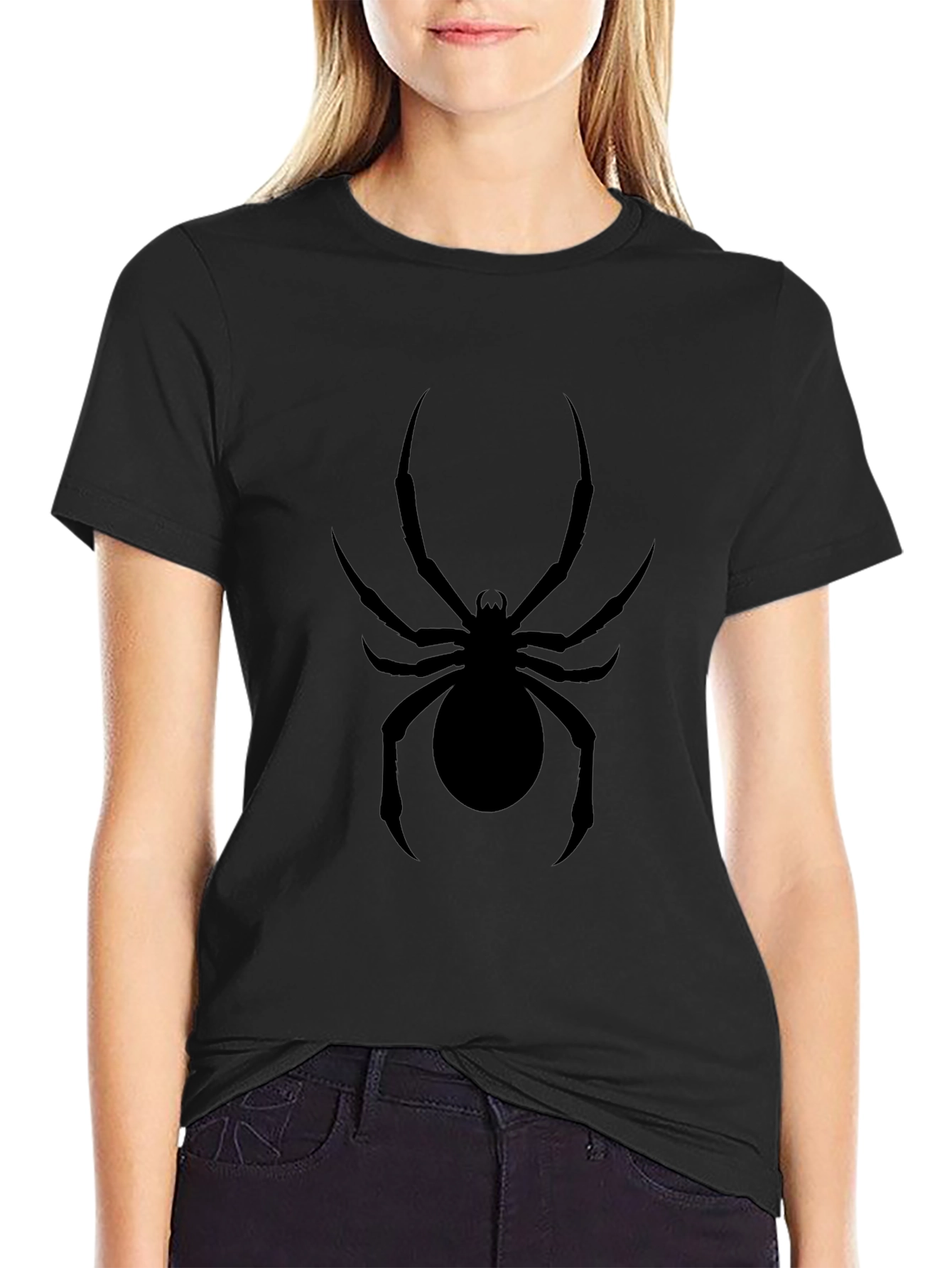 Black Black Spider Graphic Tee - Men's Short Sleeve Shirt view 2