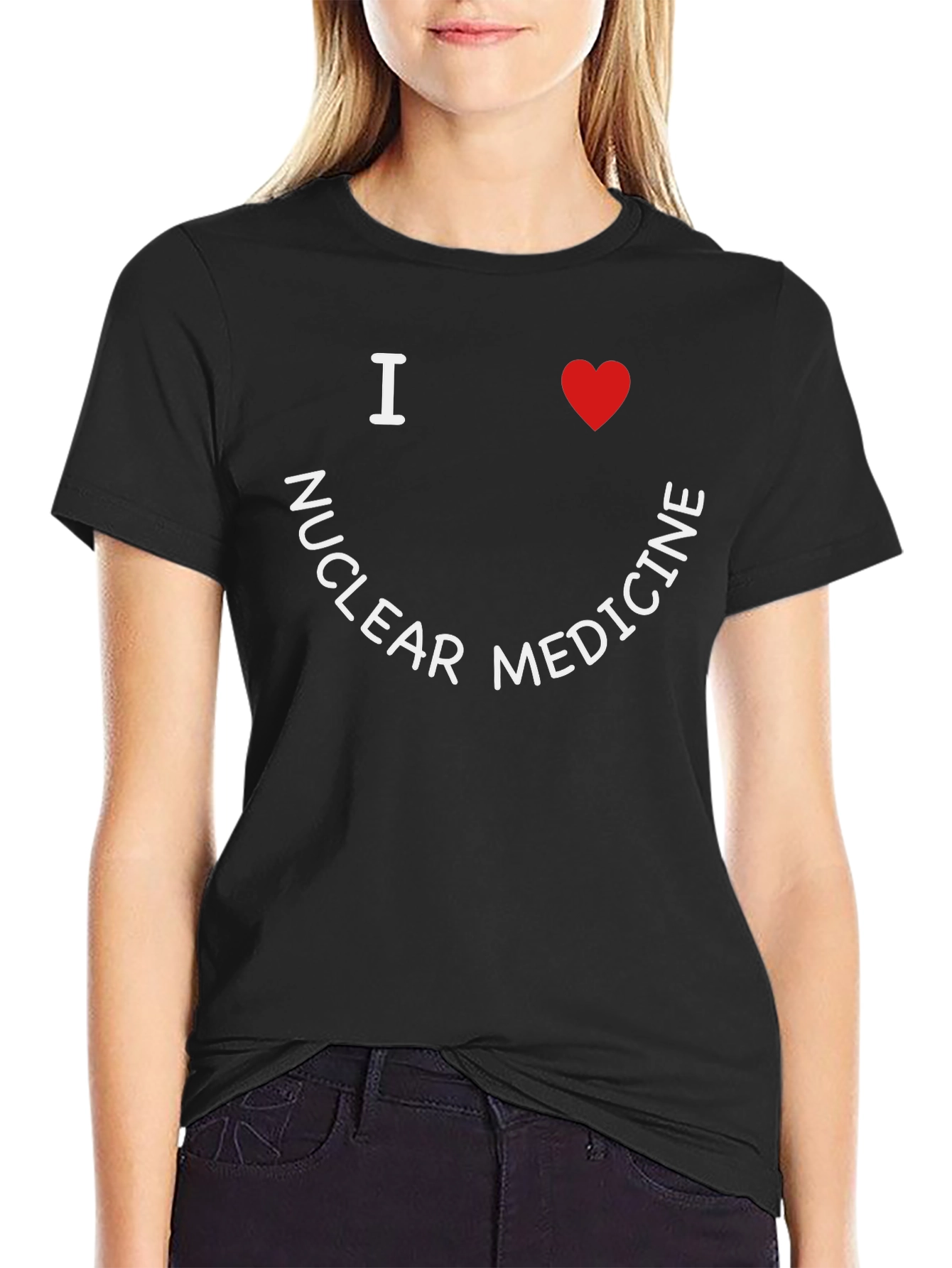 Black I Heart Nuclear Medicine T-Shirt view 2