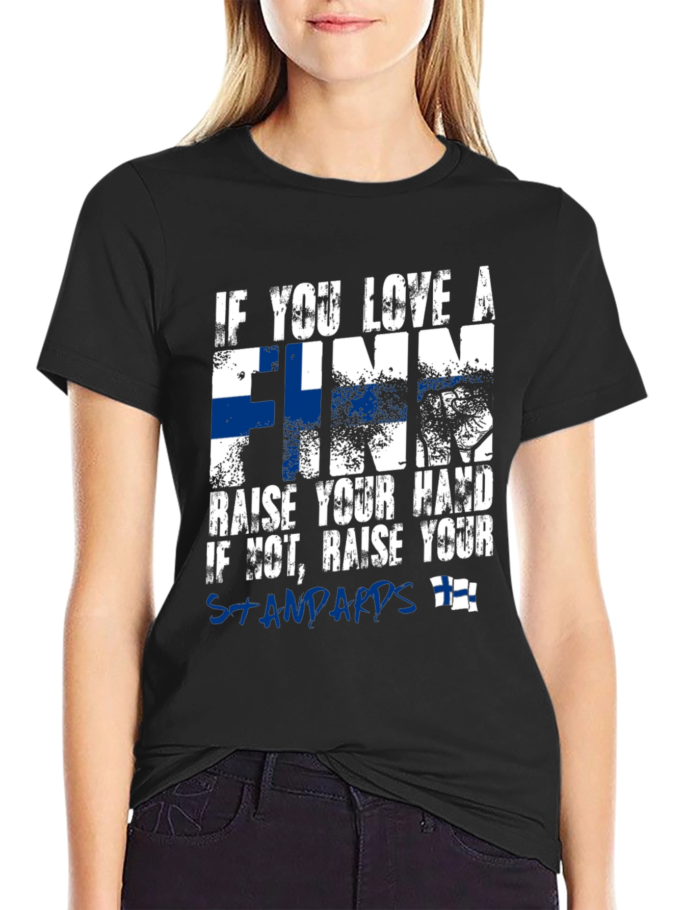 Black If You Love A Finn T-Shirt view 2