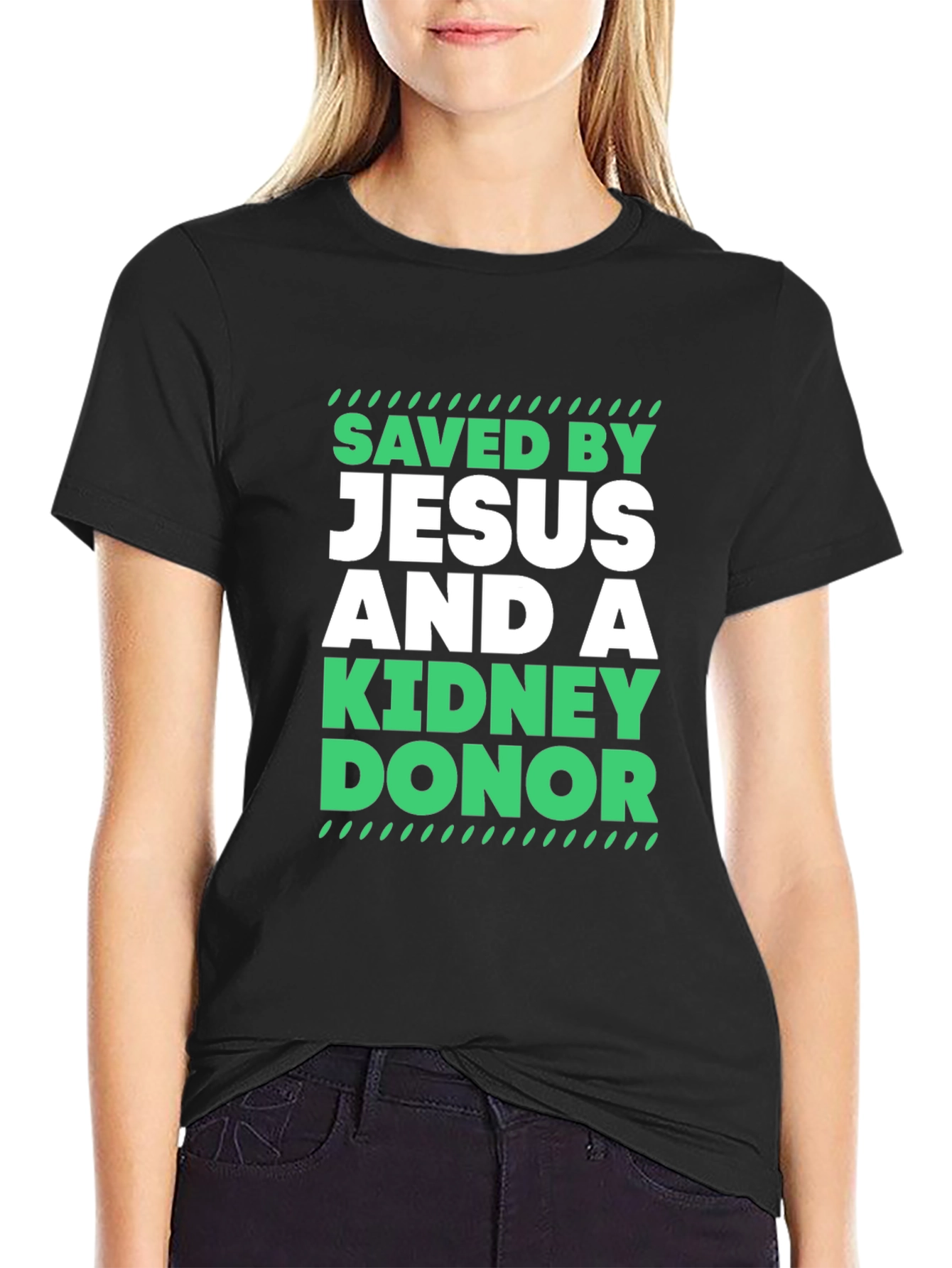Saved By Jesus And A Kidney Donor T-Shirt - 2