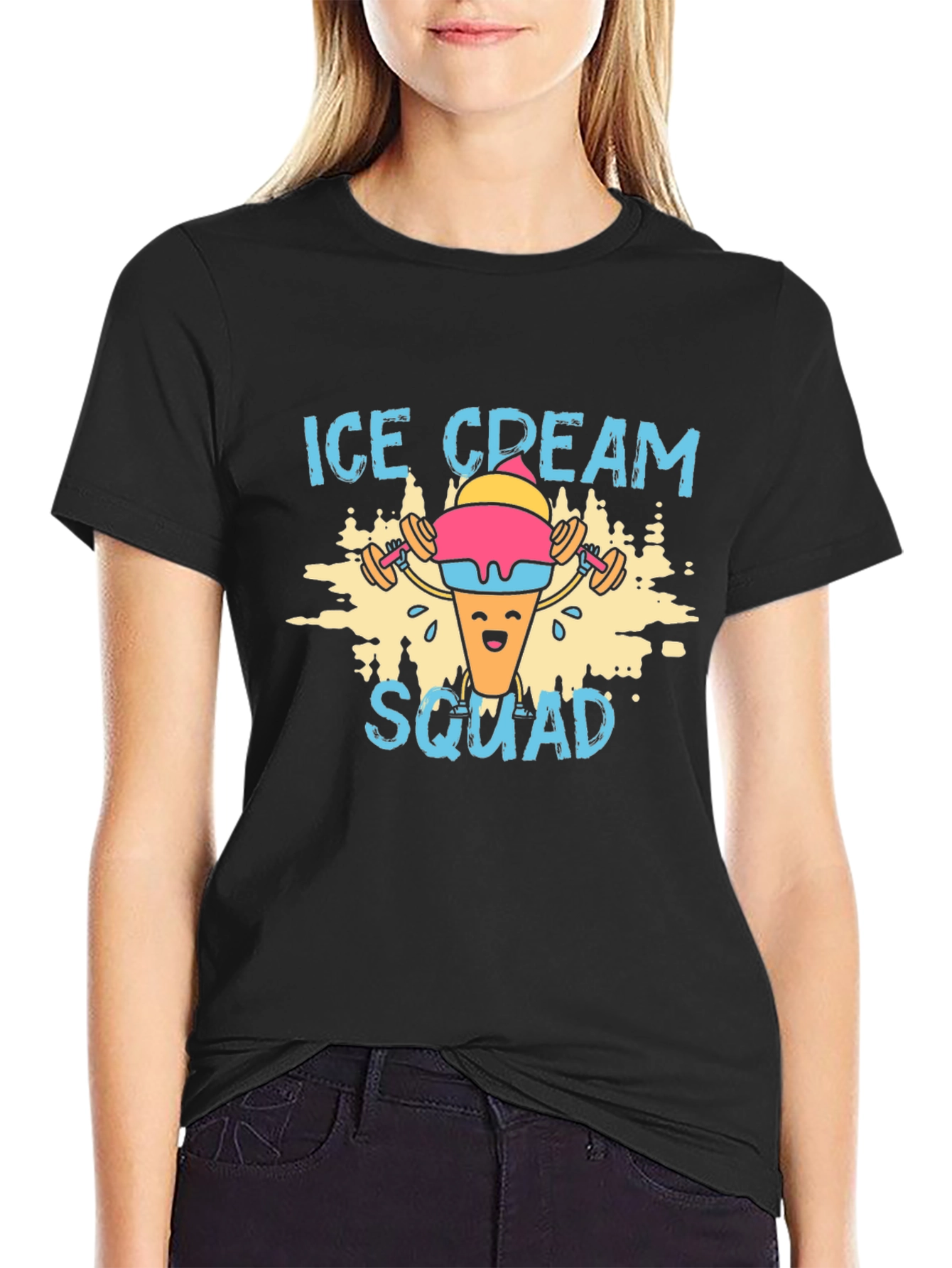 Ice Cream Squad Graphic T-Shirt - Gym Humor - 2