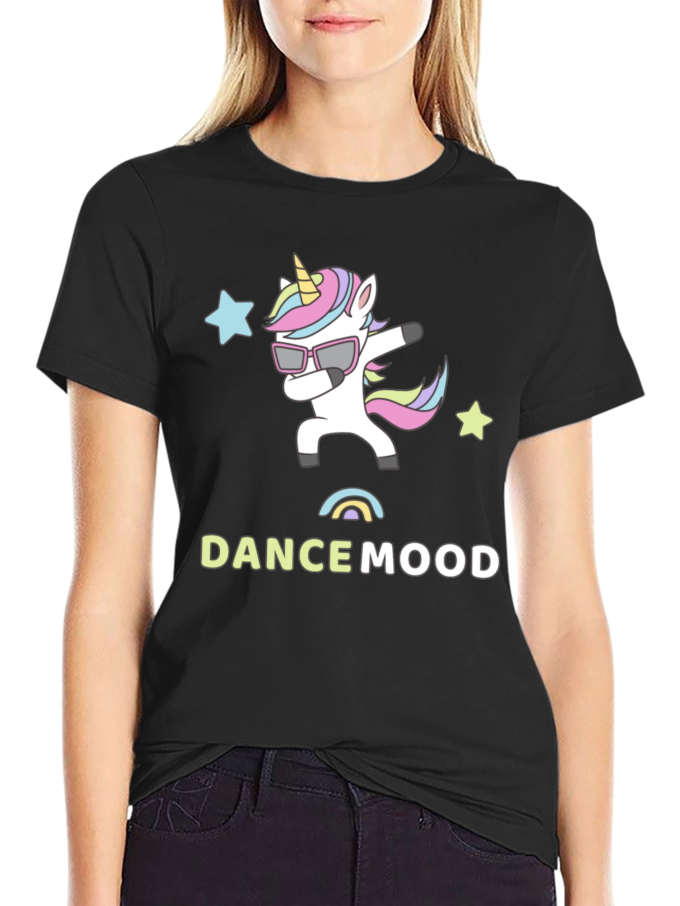 DANCE MOOD Unicorn Graphic Tee - Stylish & Fun! - 2