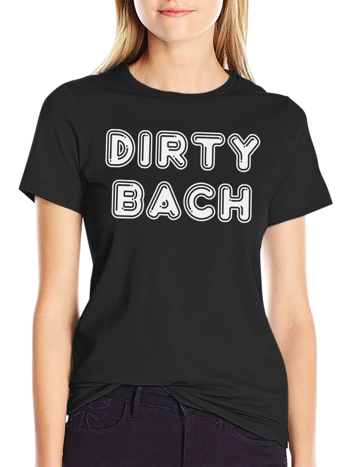 Black Dirty Bach Party T-Shirt - Fun Bachelor Party Tee view 2