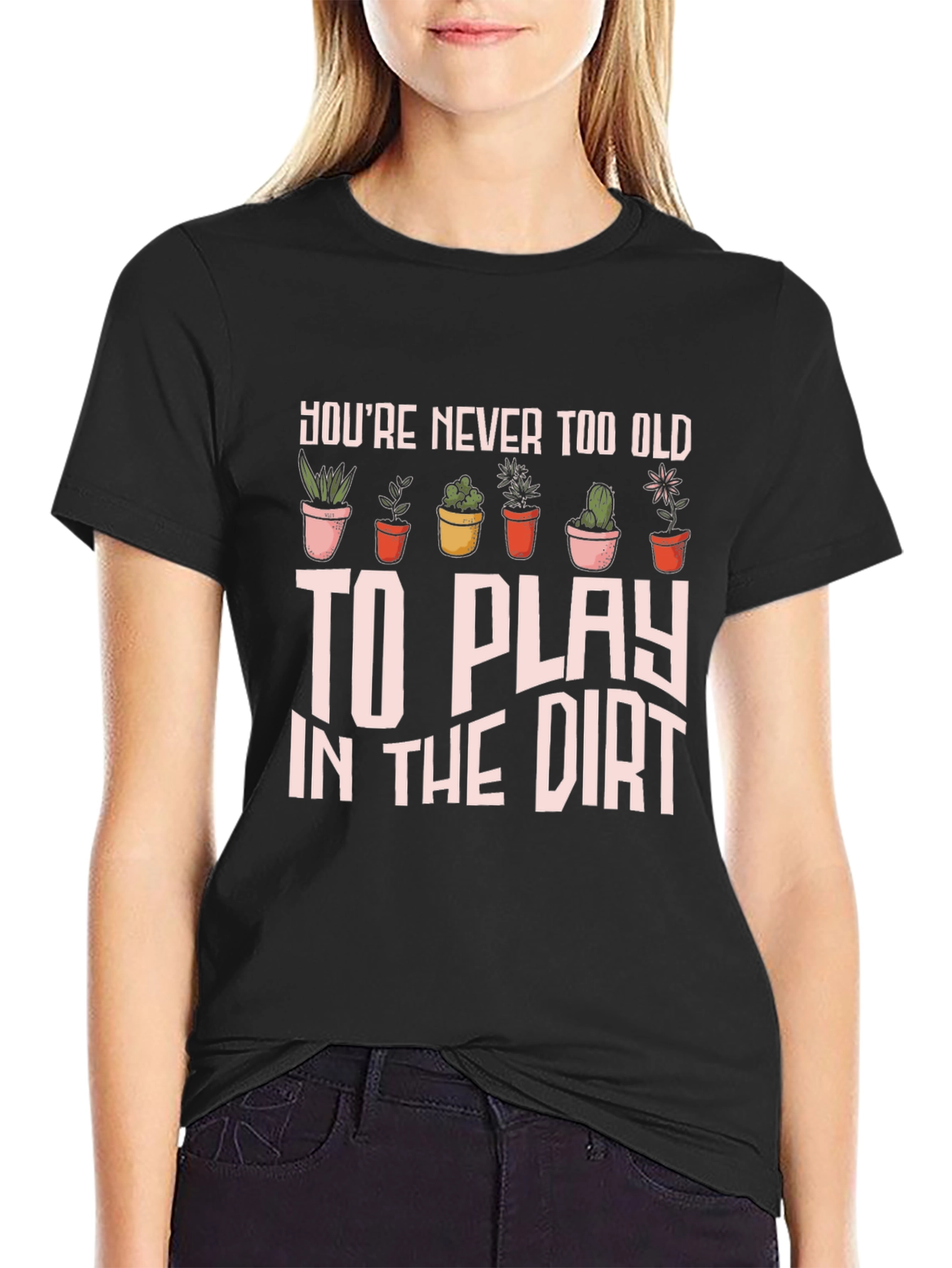 Black Play in the Dirt Graphic Tee view 2