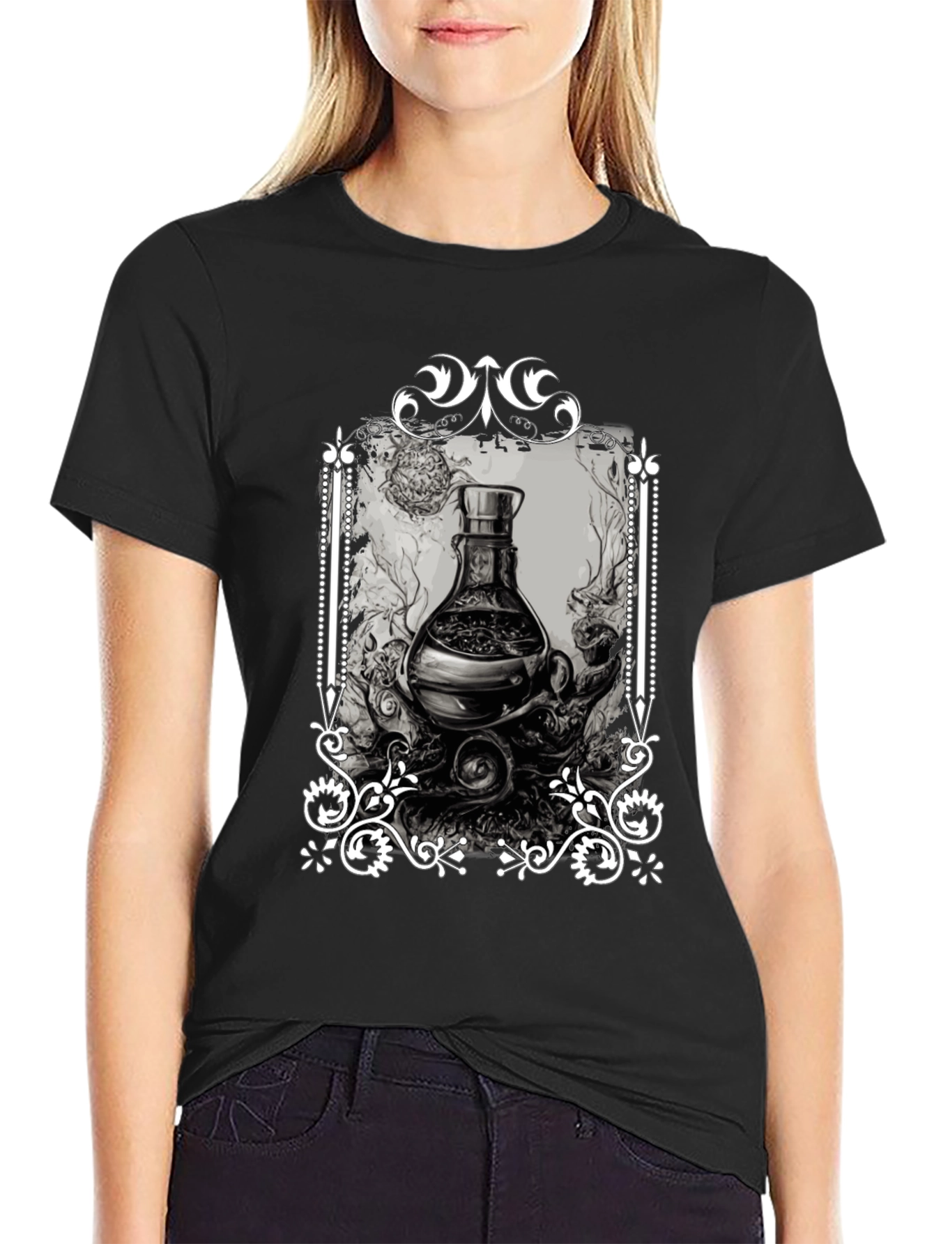 Black Vintage Potion T-Shirt view 2