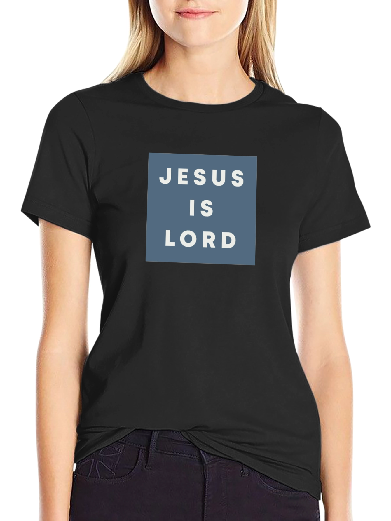 Black Jesus Is Lord Graphic T-Shirt view 2