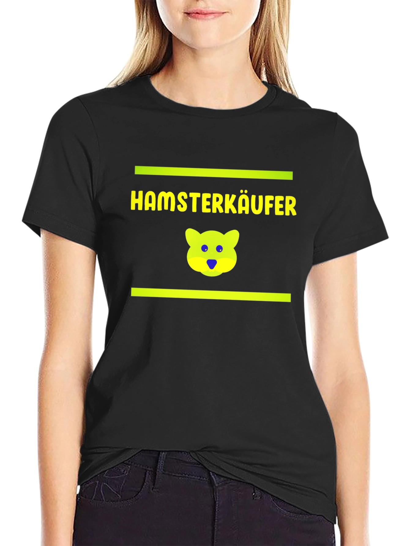 Black Hamsterkäufer Graphic Tee view 2