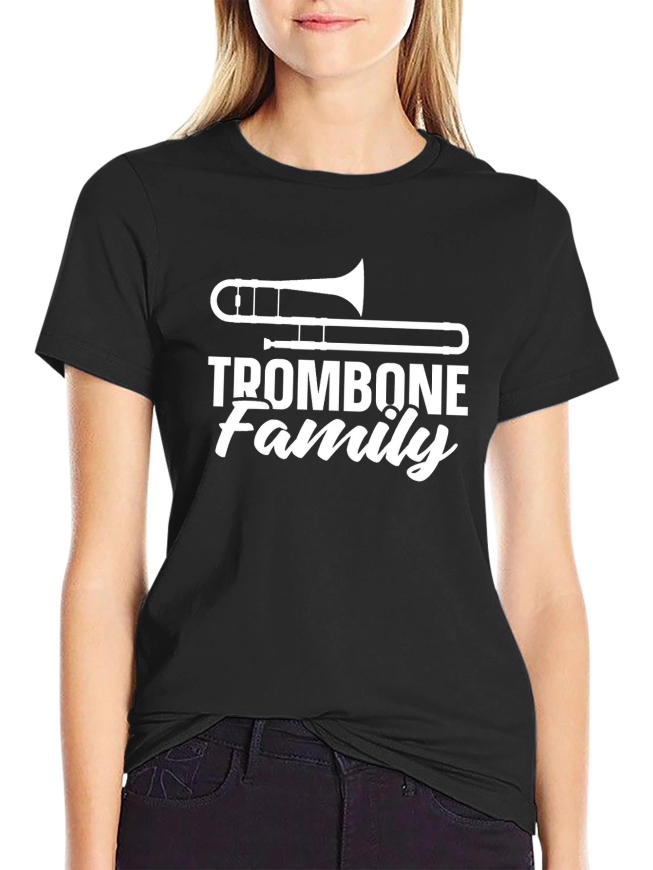 Trombone Family Black T-Shirt - 2