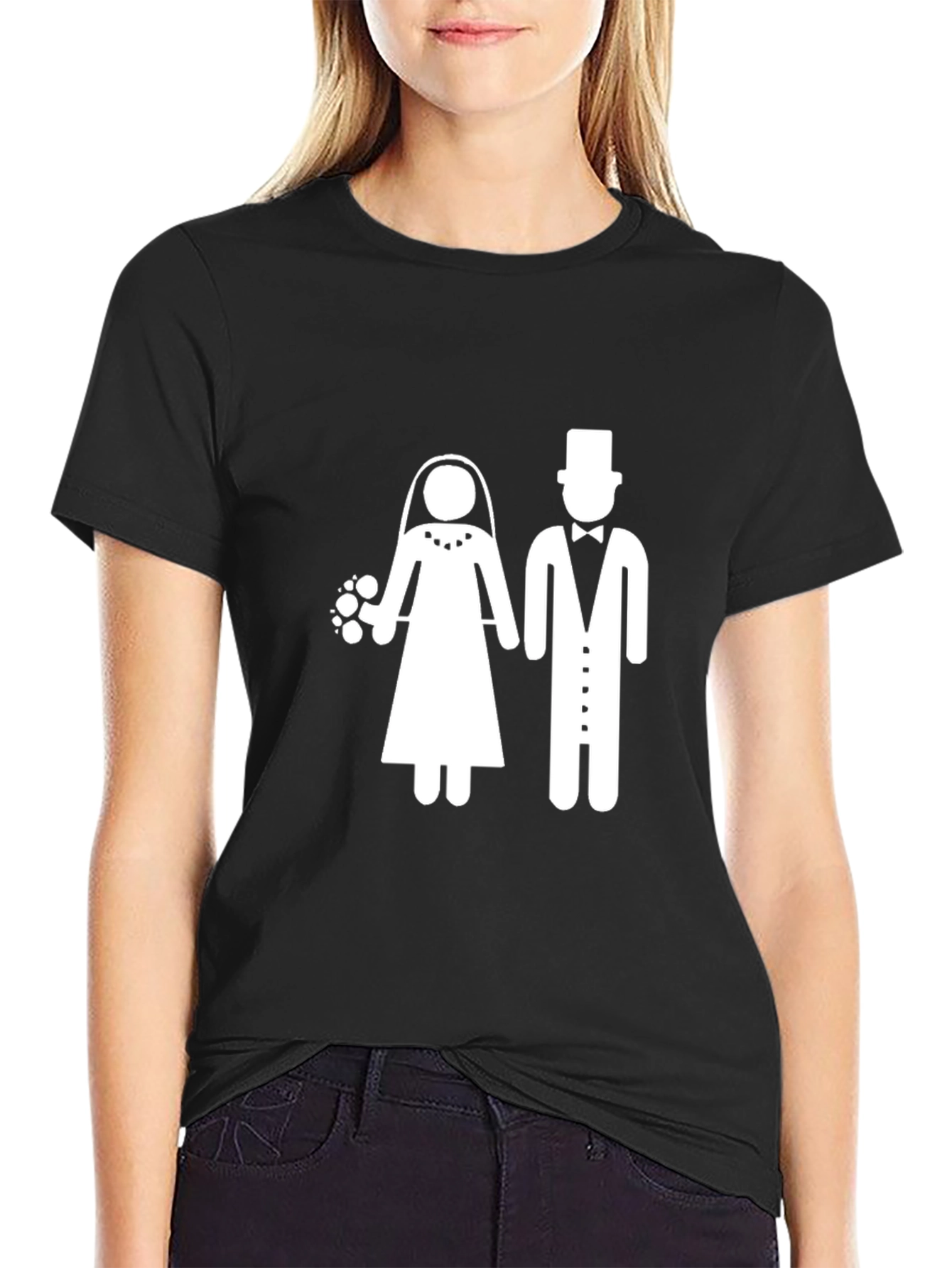 Bride & Groom Graphic Tee - Wedding Party Apparel - 2