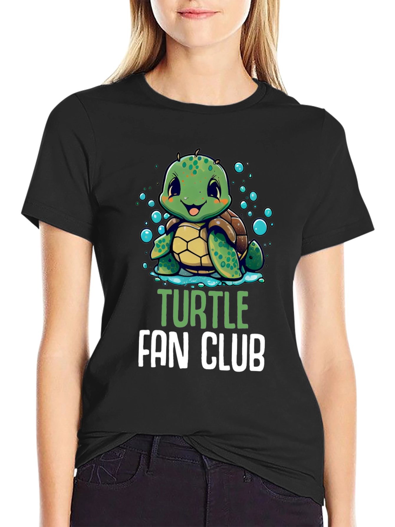 Black Turtle Fan Club T-Shirt view 2