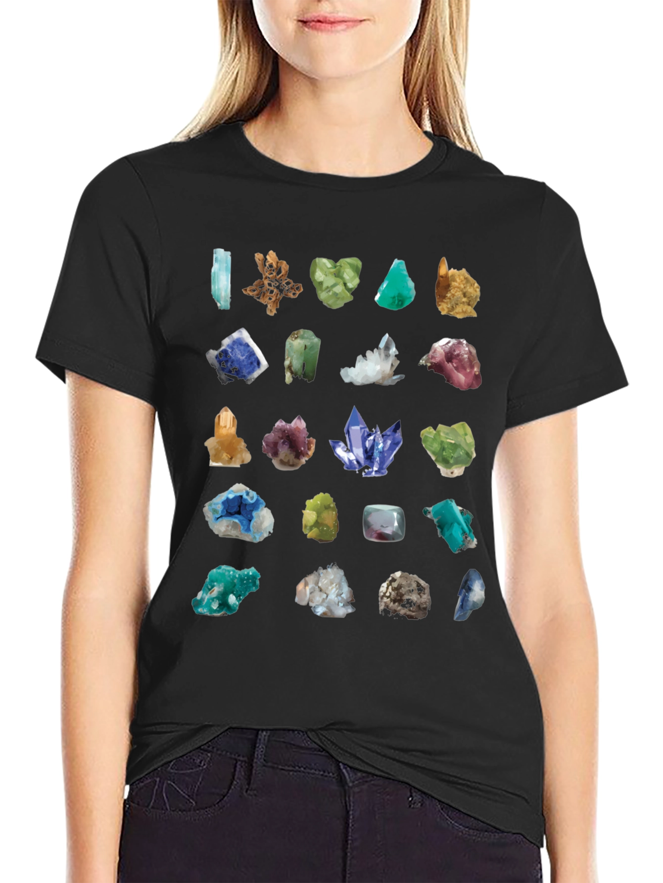 Black Gemstone Collection Graphic T-Shirt view 2