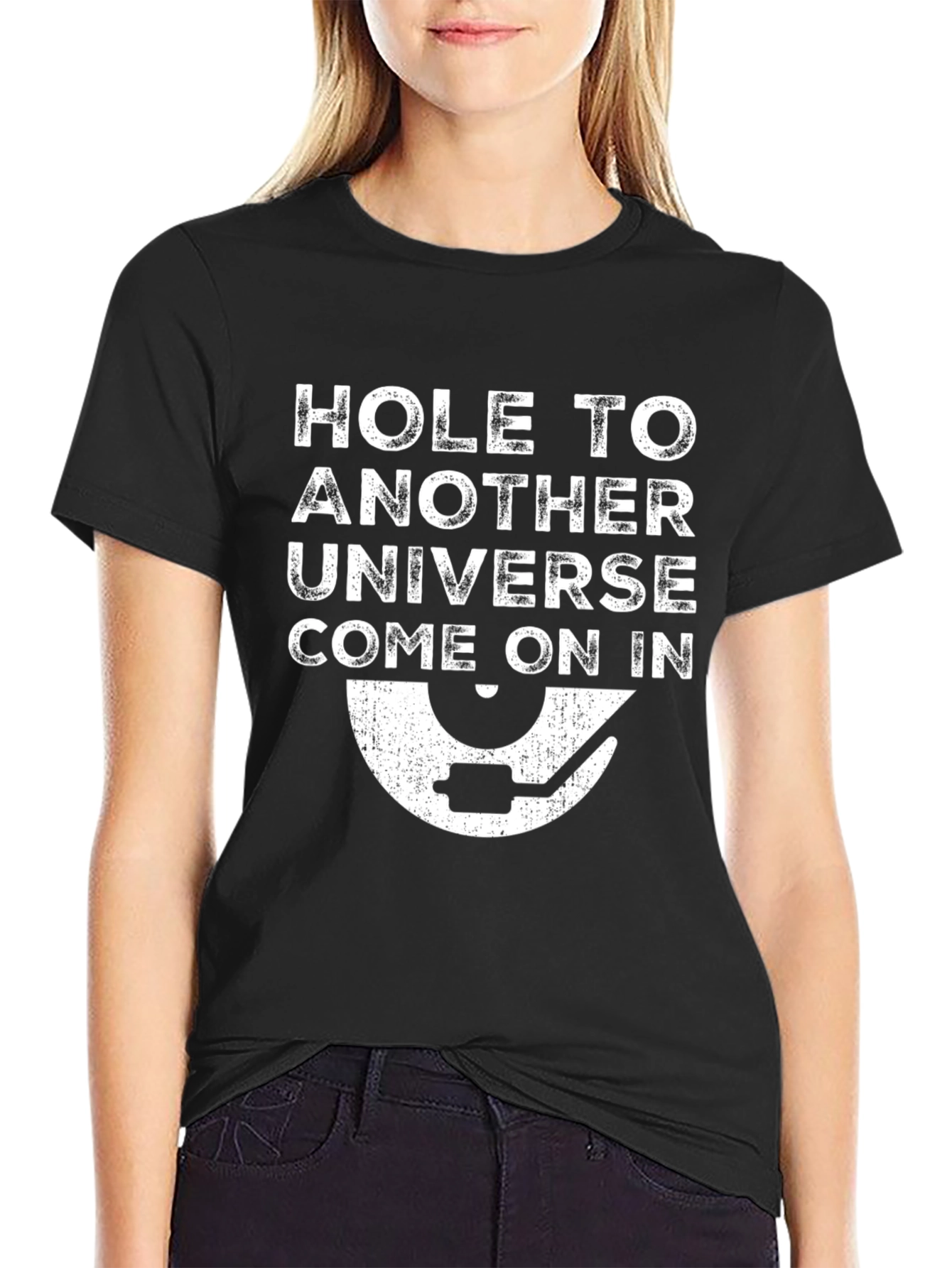 Hole to Another Universe Graphic T-Shirt - 2