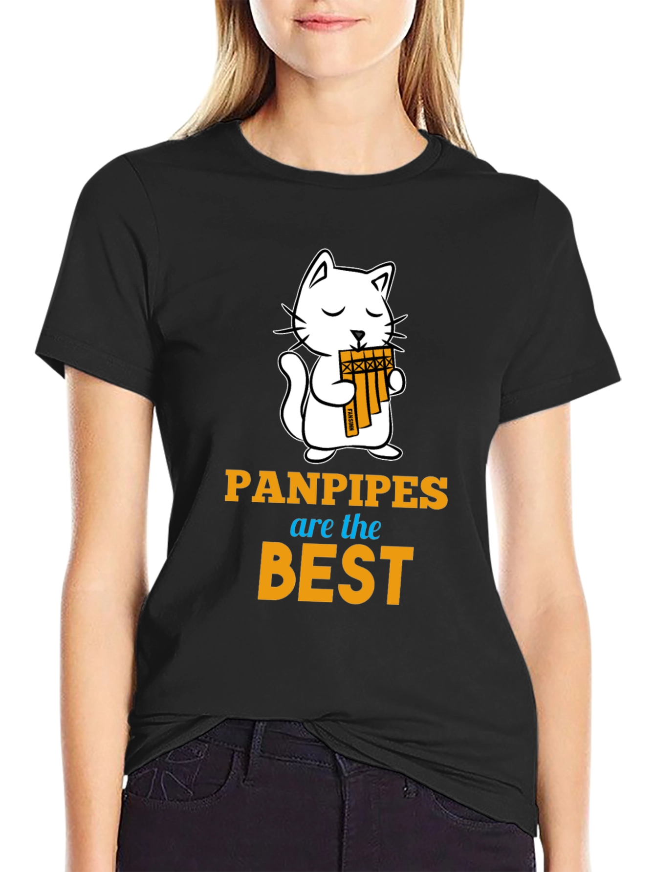 Black Panpipes are the BEST T-Shirt view 2
