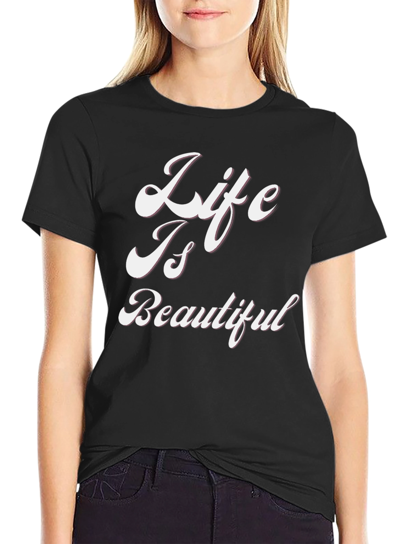 Black Life is Beautiful Graphic Tee - Stylish & Comfortable view 2