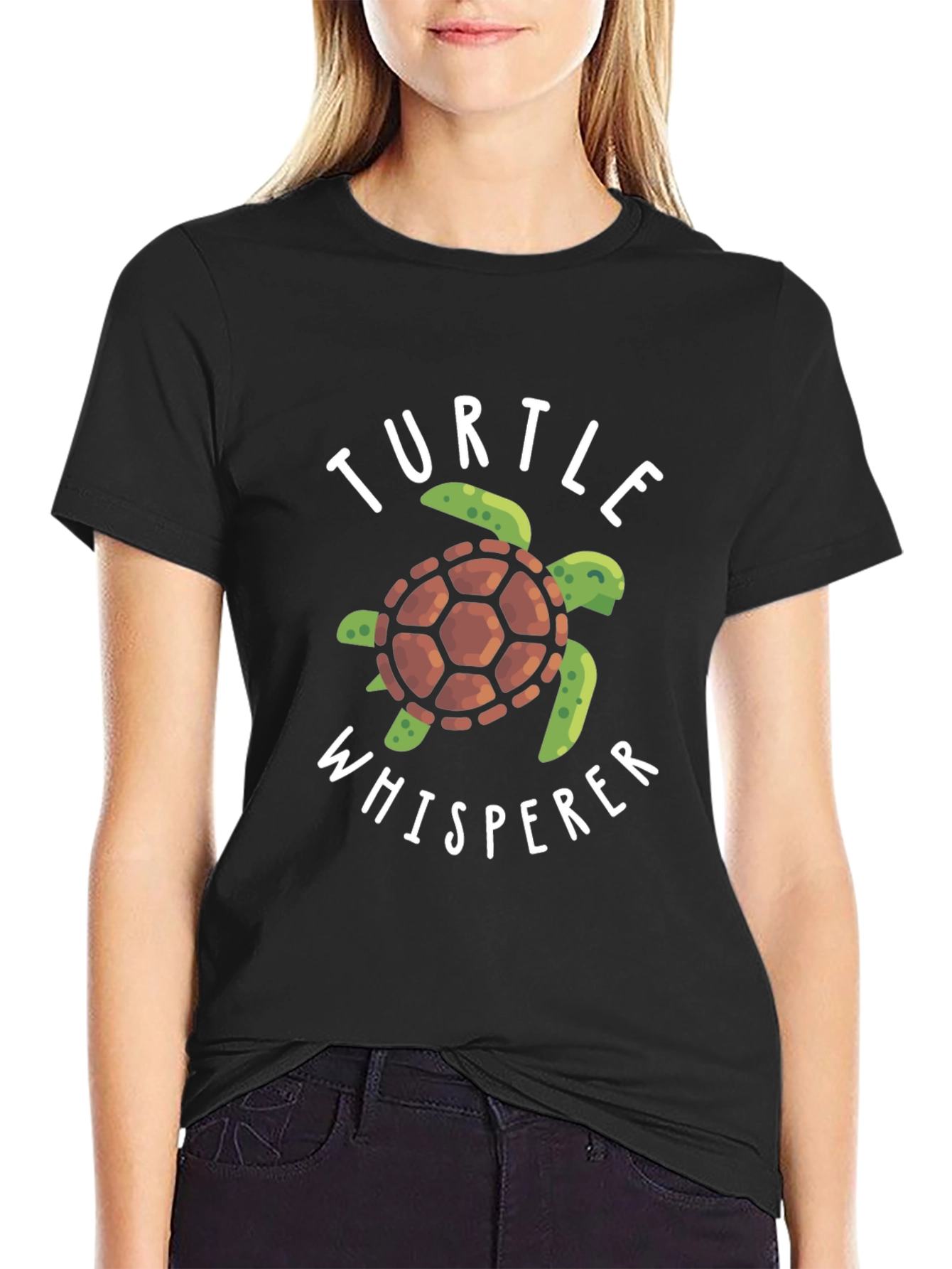 Black Turtle Whisperer T-Shirt view 2