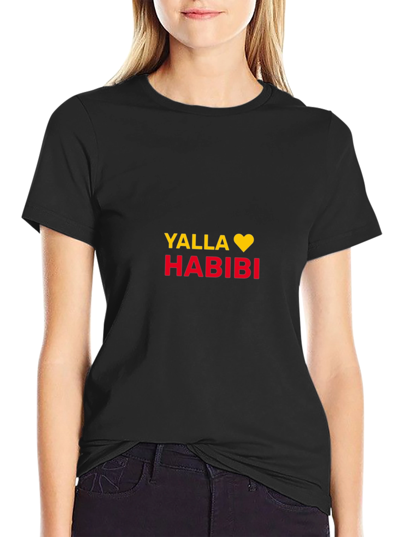 Black Yalla Habibi Graphic Tee view 2